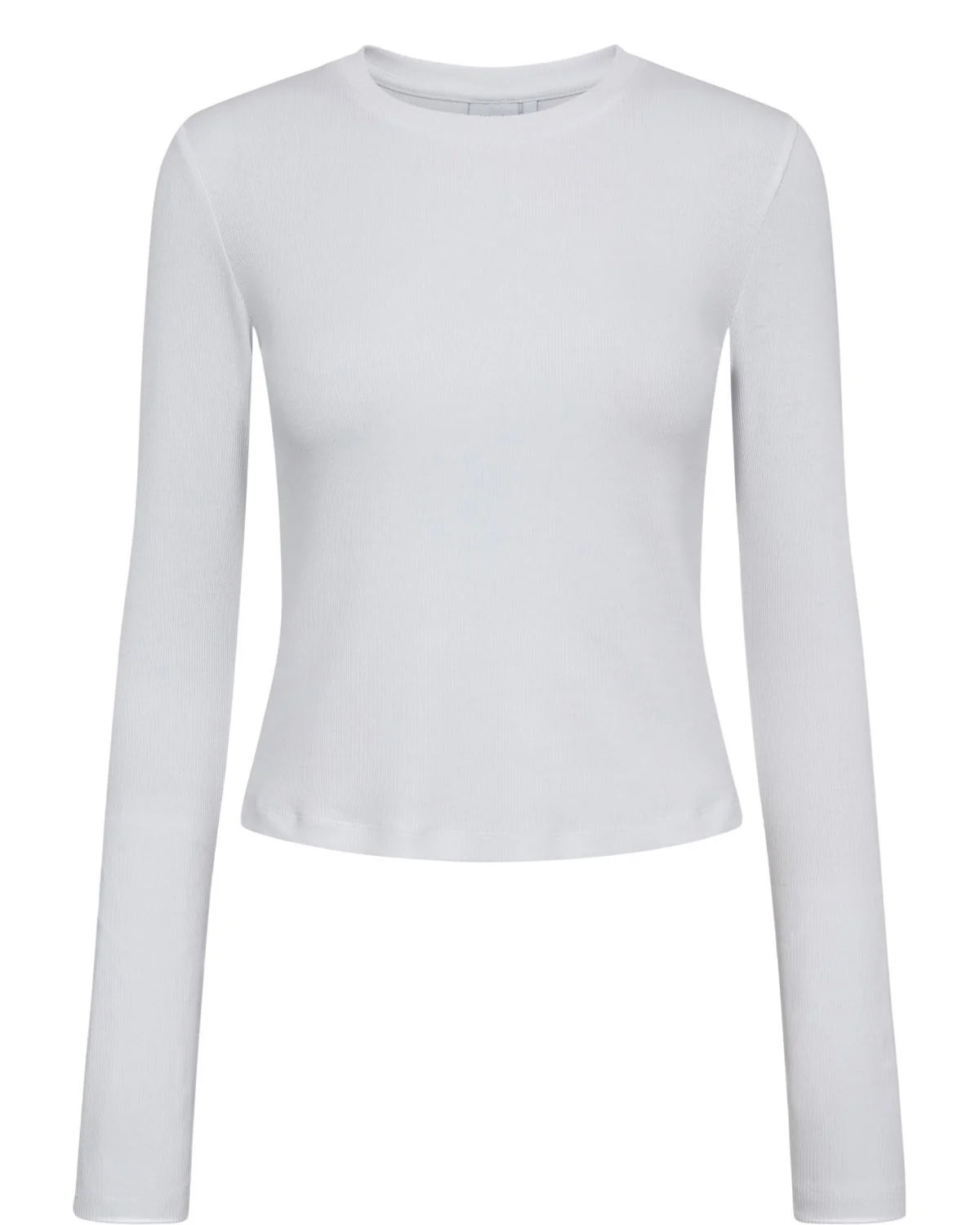 NURILEY LS CROPPED TEE - Bright White - Image 6
