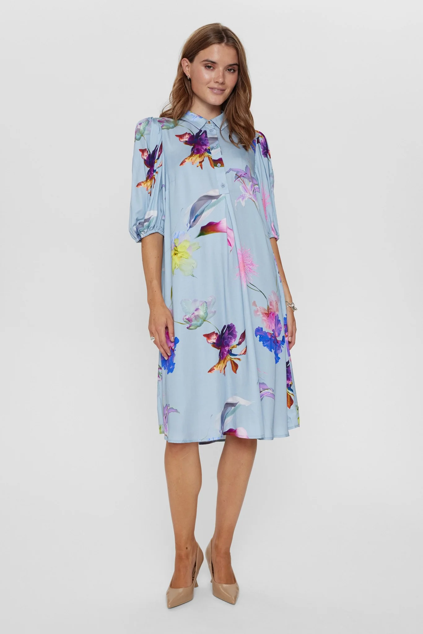 NURITA DRESS  - Blue Fog - Image 3