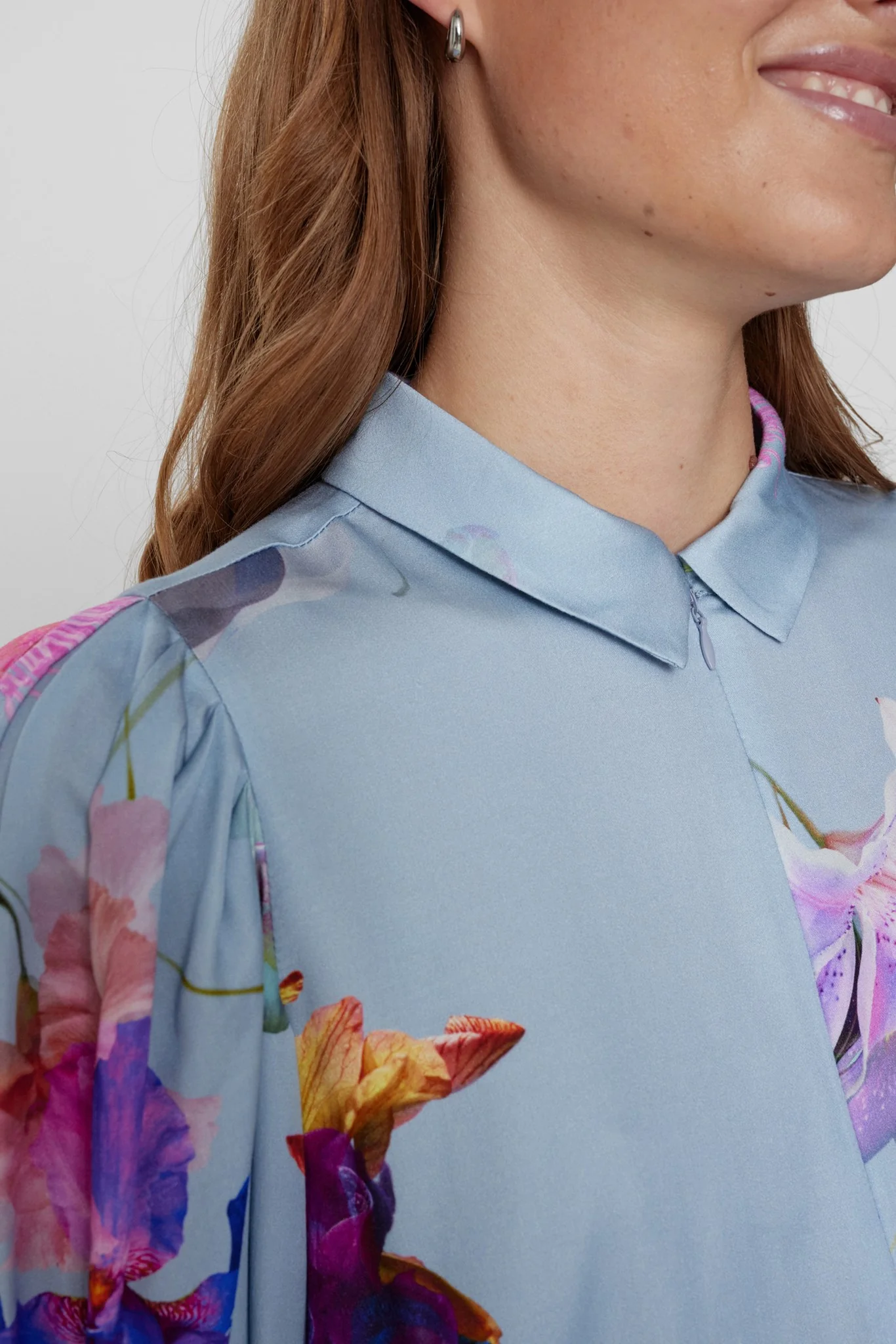 NURITA SHIRT - Blue Fog - Image 4