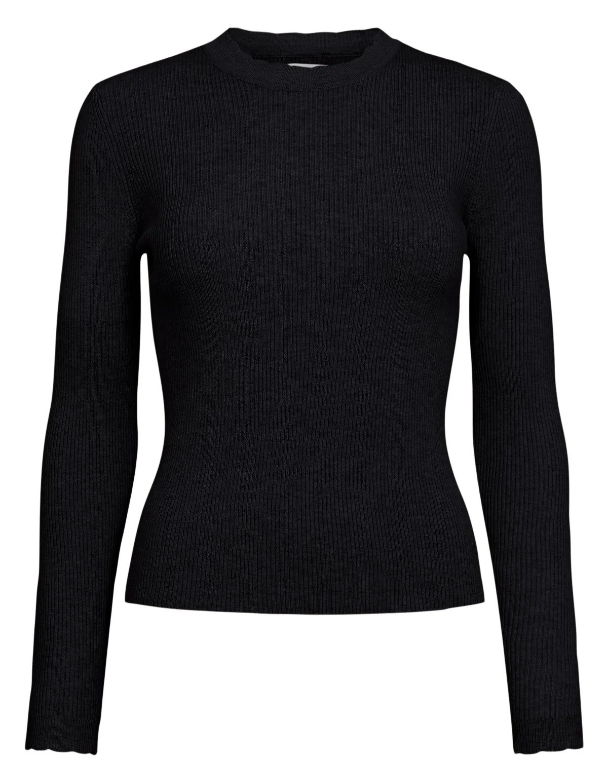 NUROA O-NECK PULLOVER  - Caviar