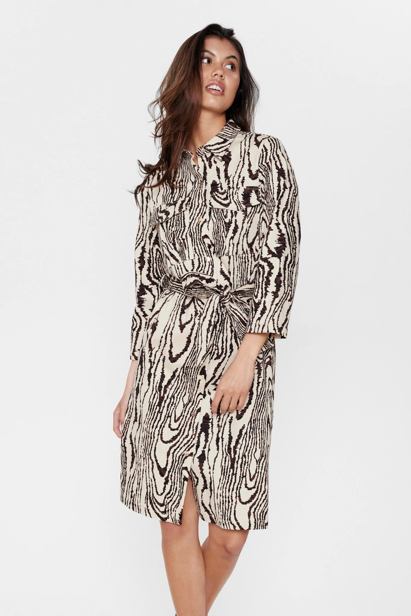 NUROBERTA DRESS - Oyster Gray