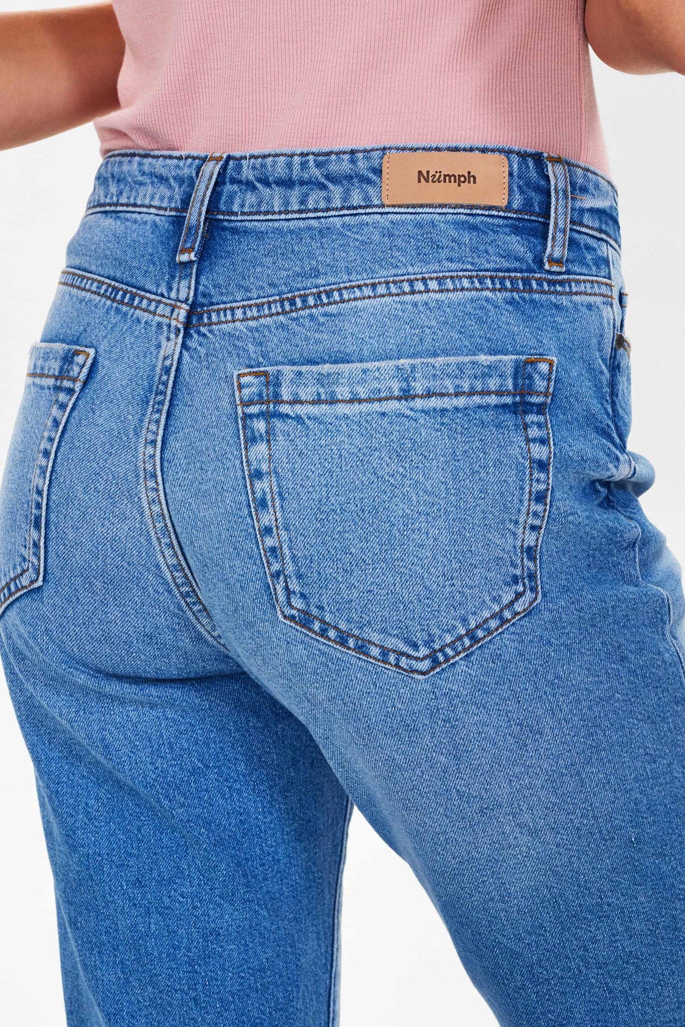 NUROCK MOM JEANS - Light Blue Denim - Image 5