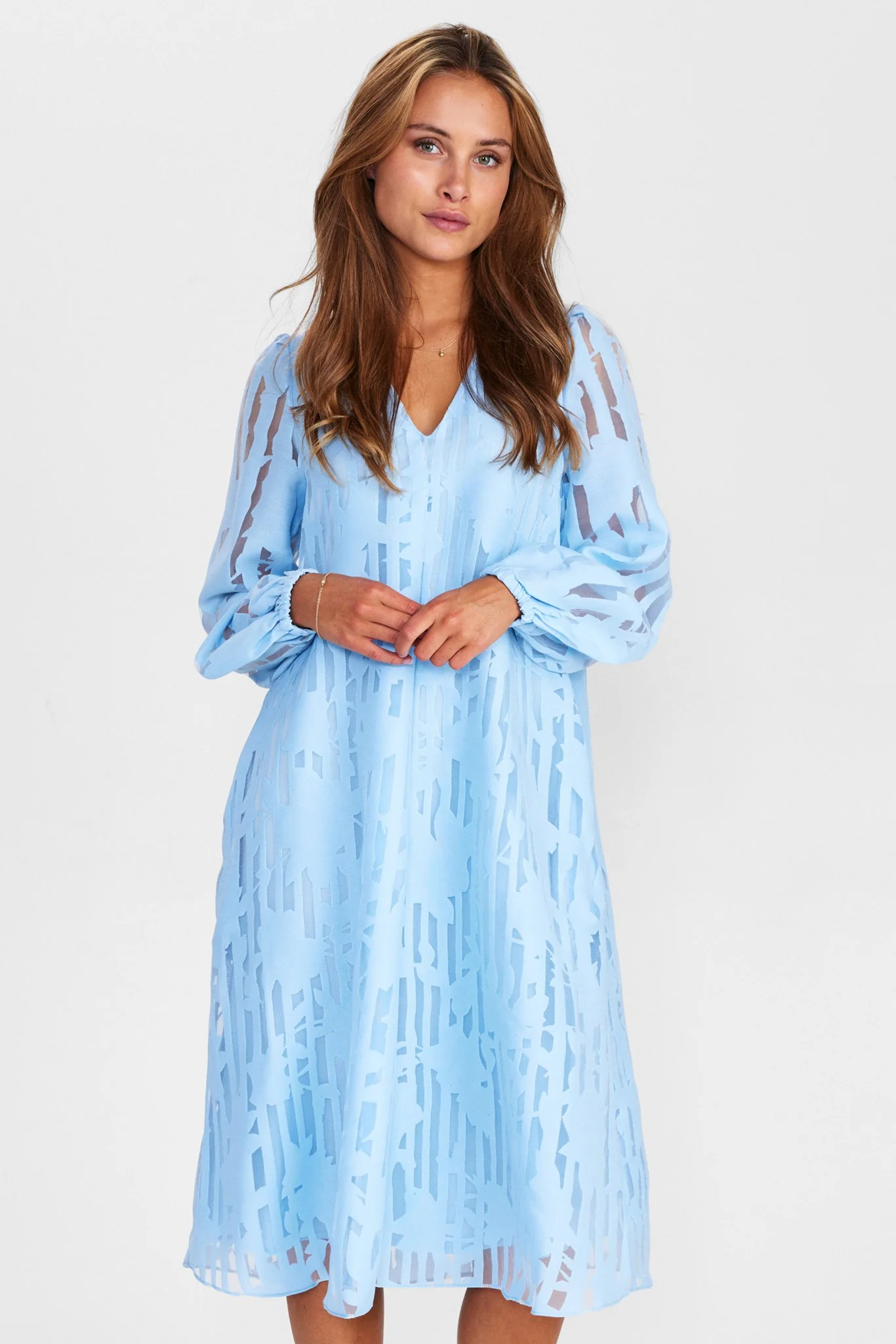 NUROMA DRESS - Blue Bell