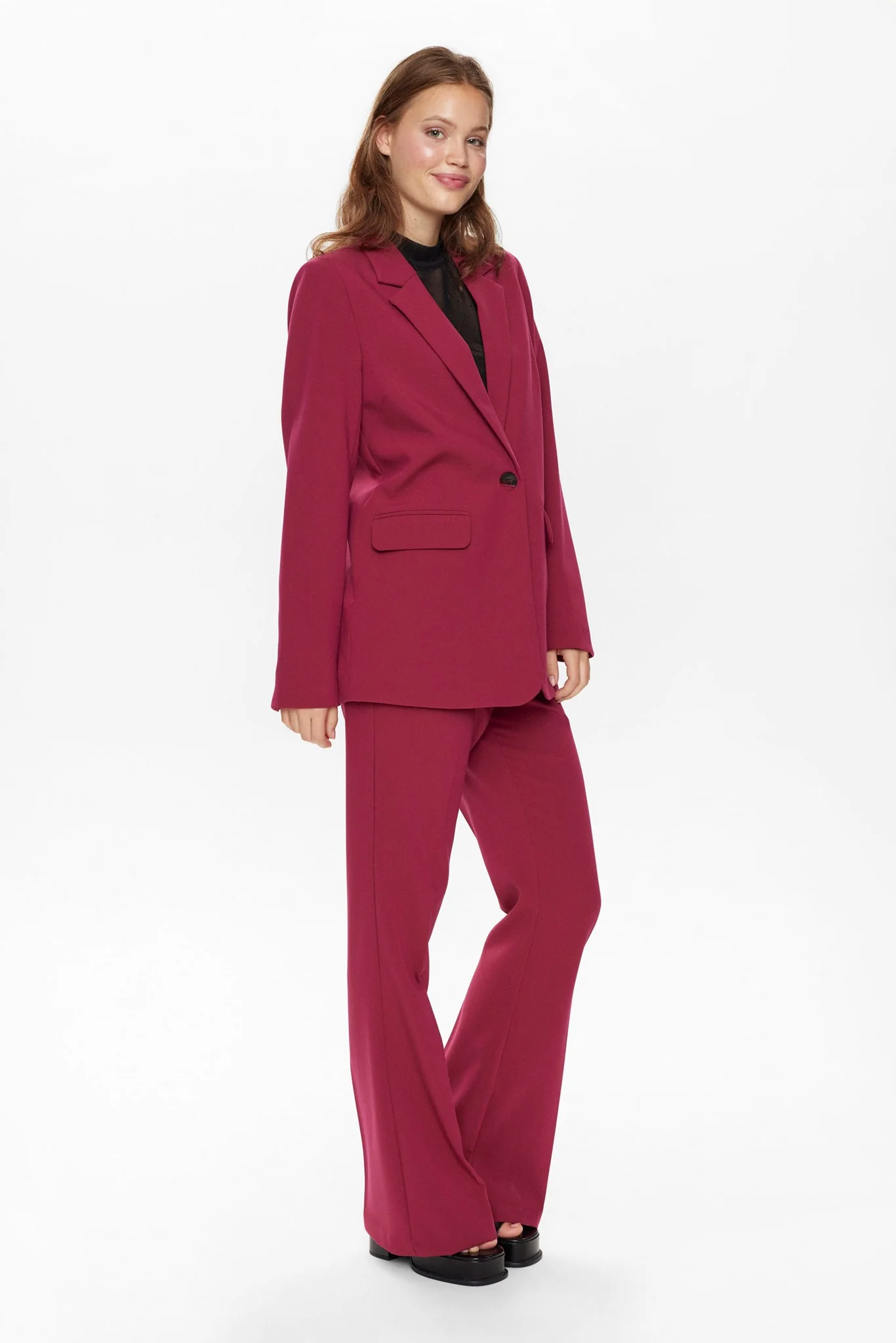 NURONJA BLAZER  - Beet Red - Image 6
