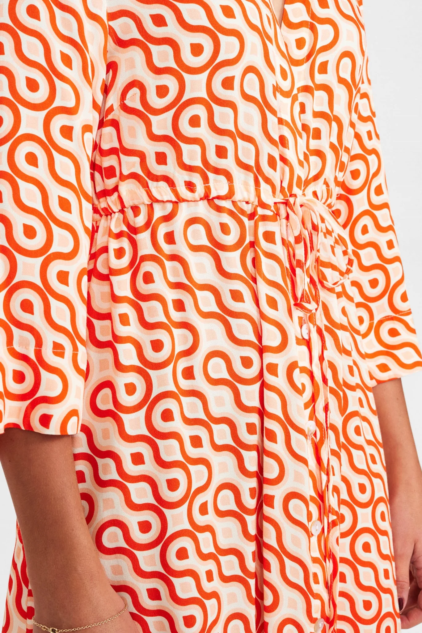 NURUBY DRESS - Cherry Tomato - Image 5