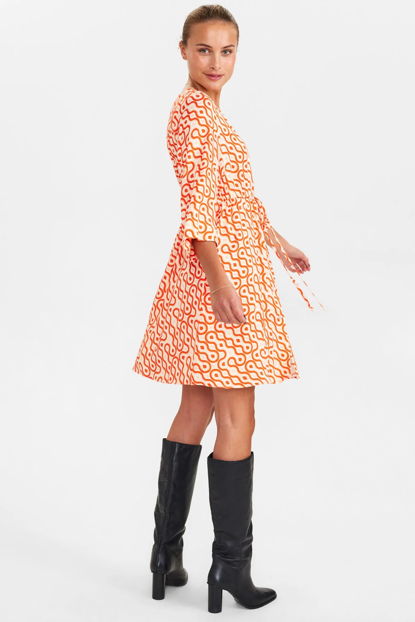 NURUBY DRESS - Cherry Tomato - Image 6
