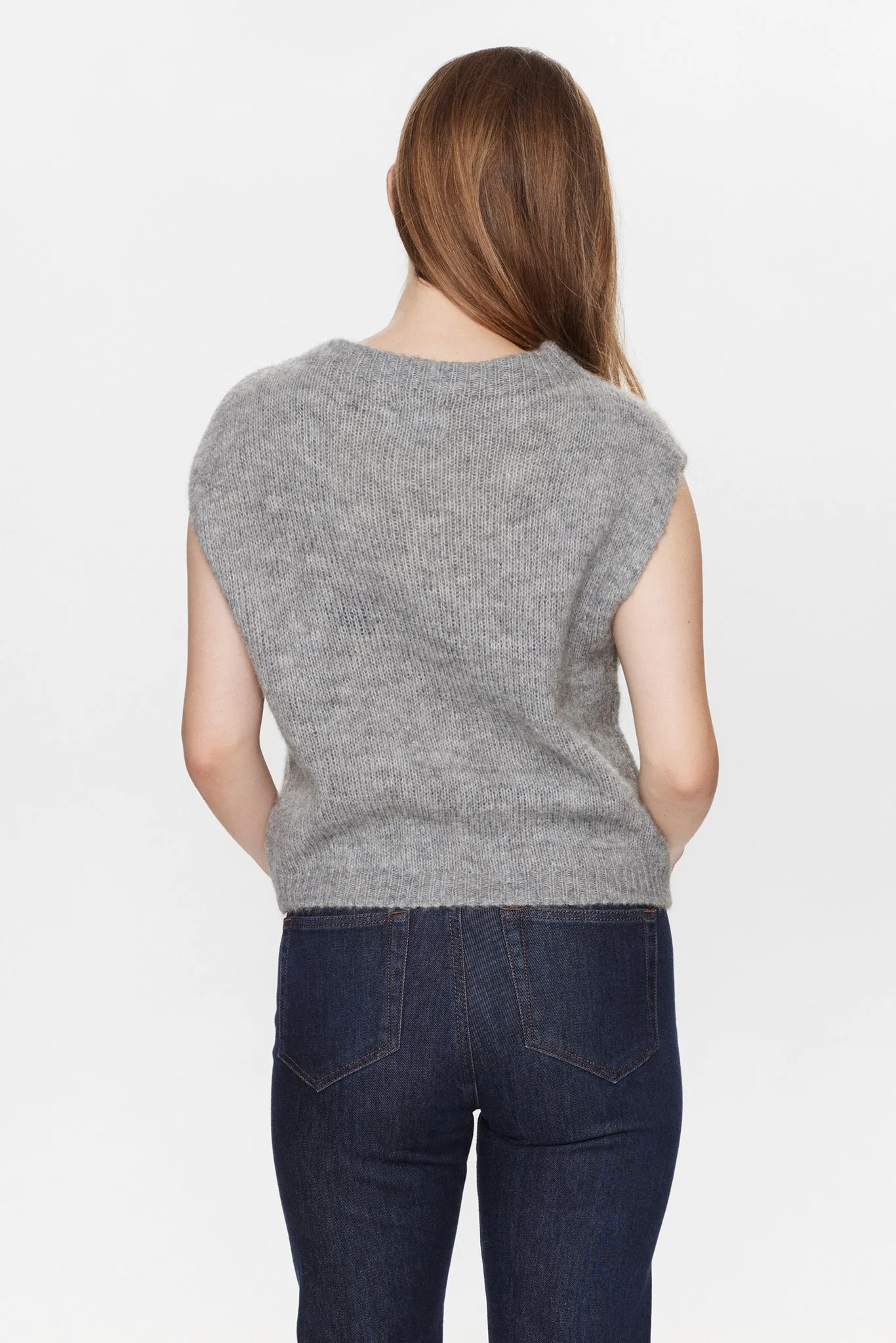 NUSAIDANI VEST - Medium Grey mel - Image 2
