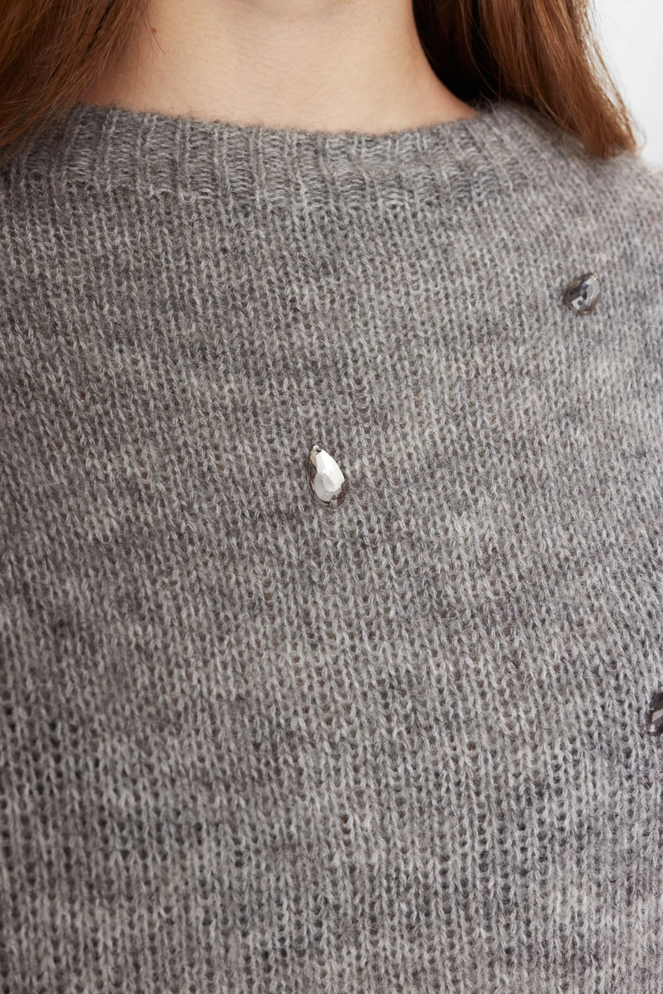 NUSAIDANI VEST - Medium Grey mel - Image 5
