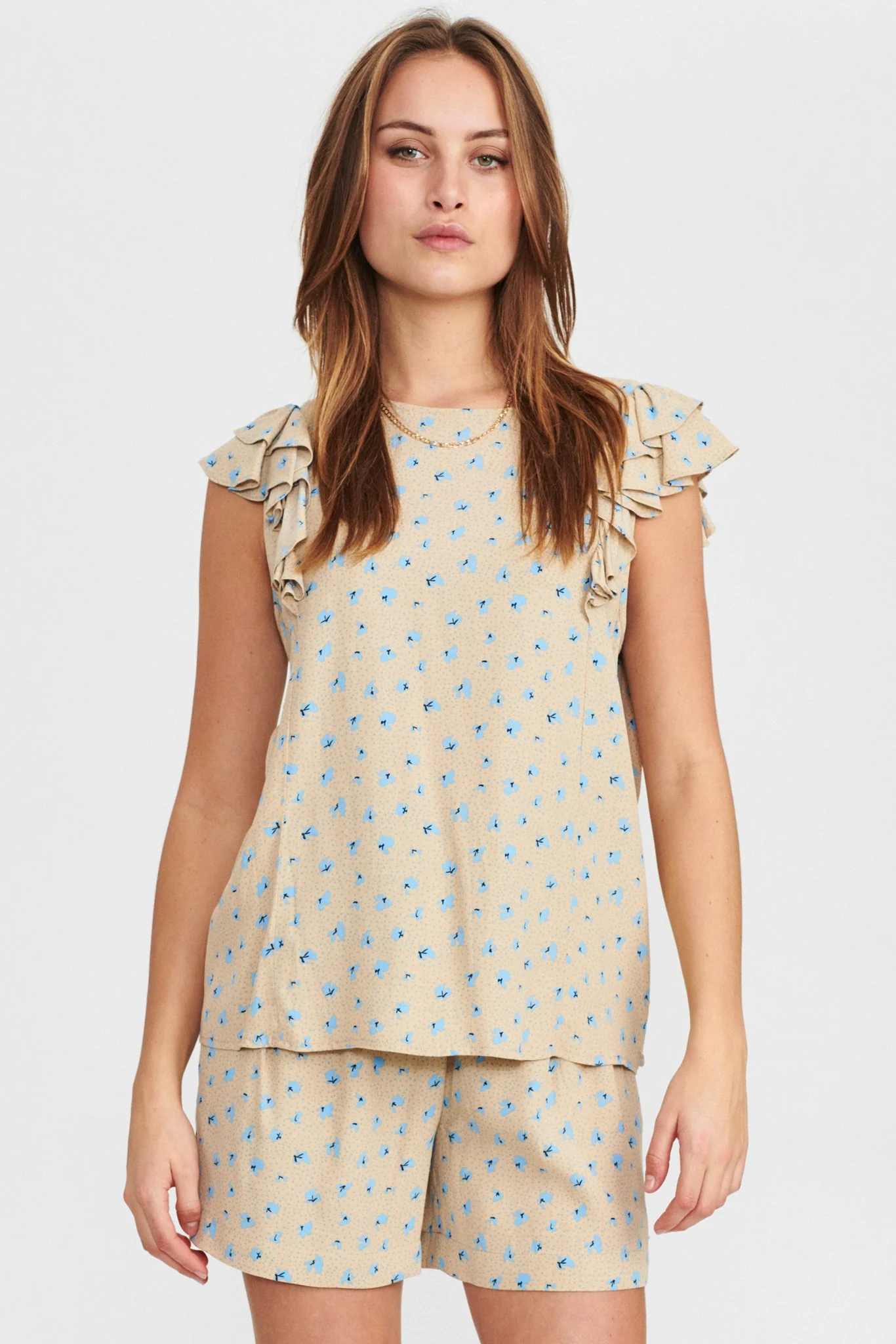 NUSARAH BLOUSE - Sesame