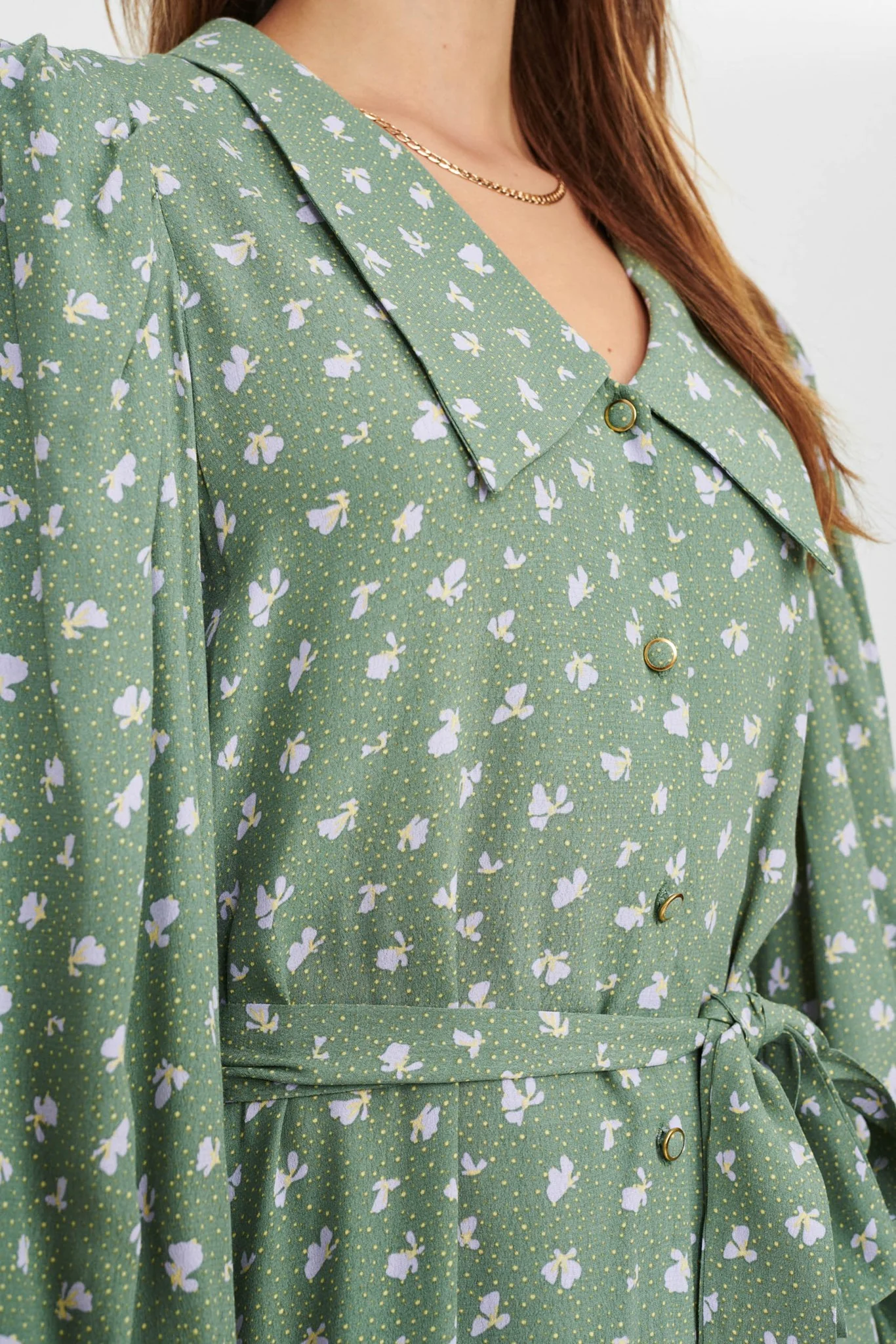NUSARAH LS DRESS - Sea Spray - Image 4