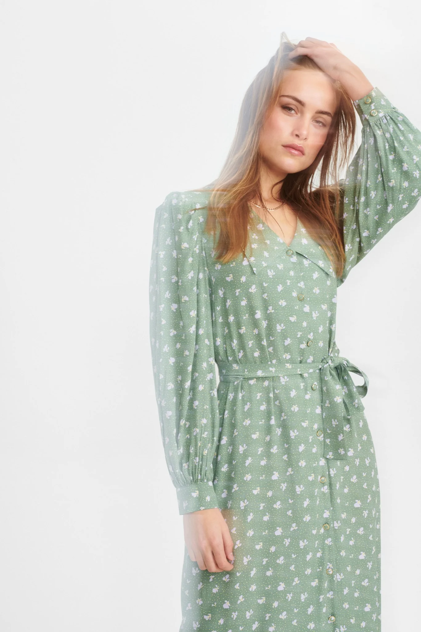 NUSARAH LS DRESS - Sea Spray - Image 6