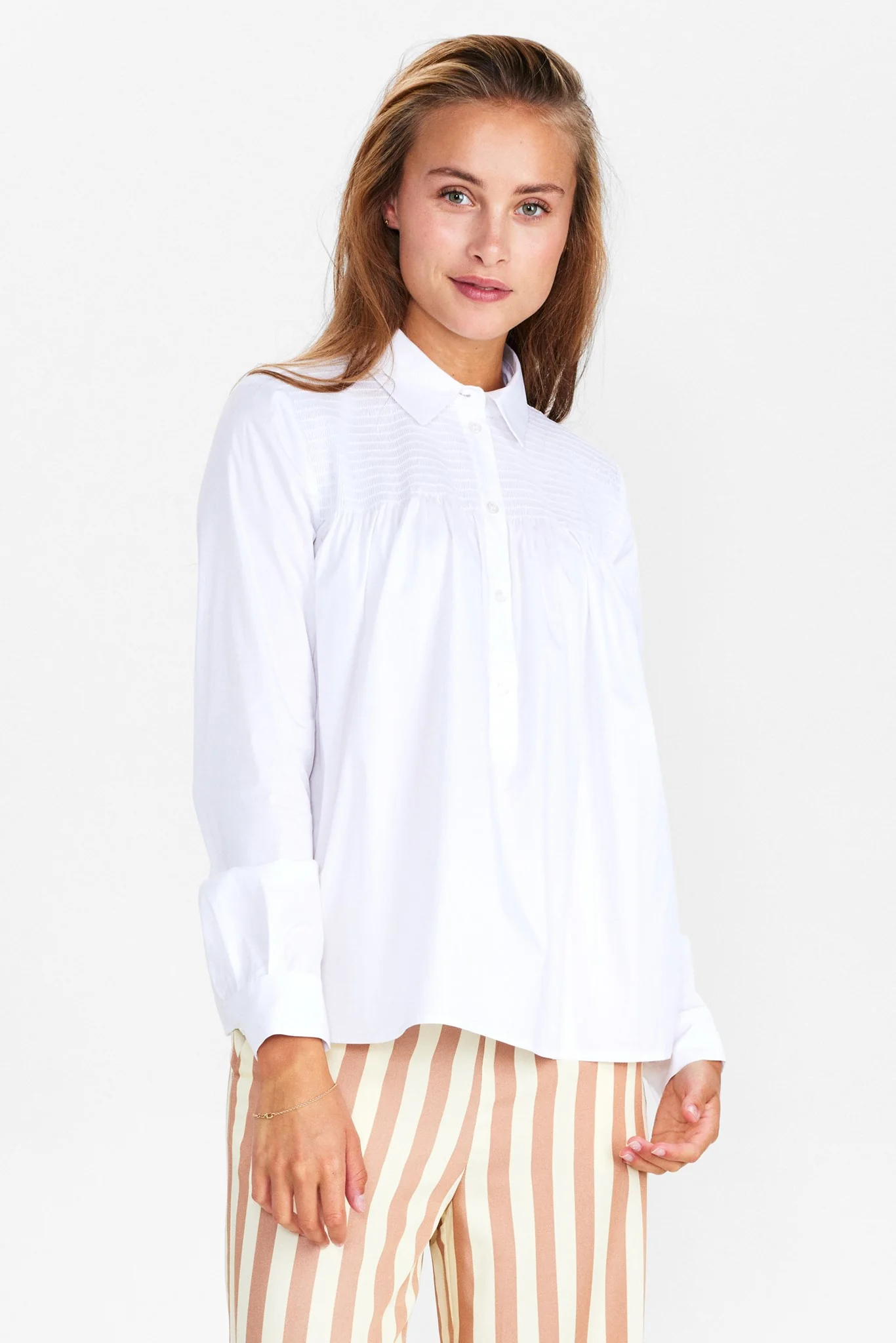 NUSATI SHIRT - Bright White