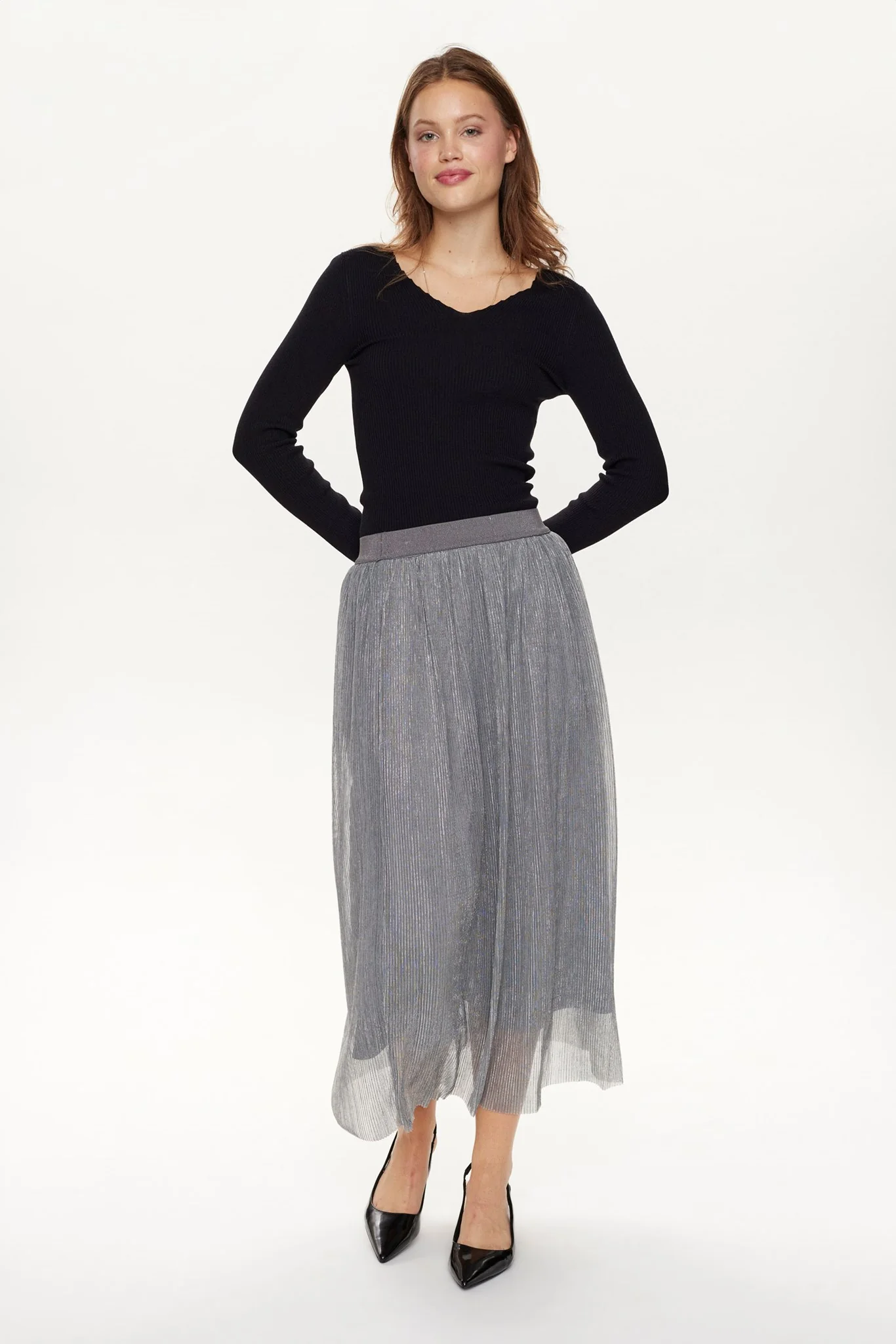 NUSEA SKIRT - Silver - Image 3