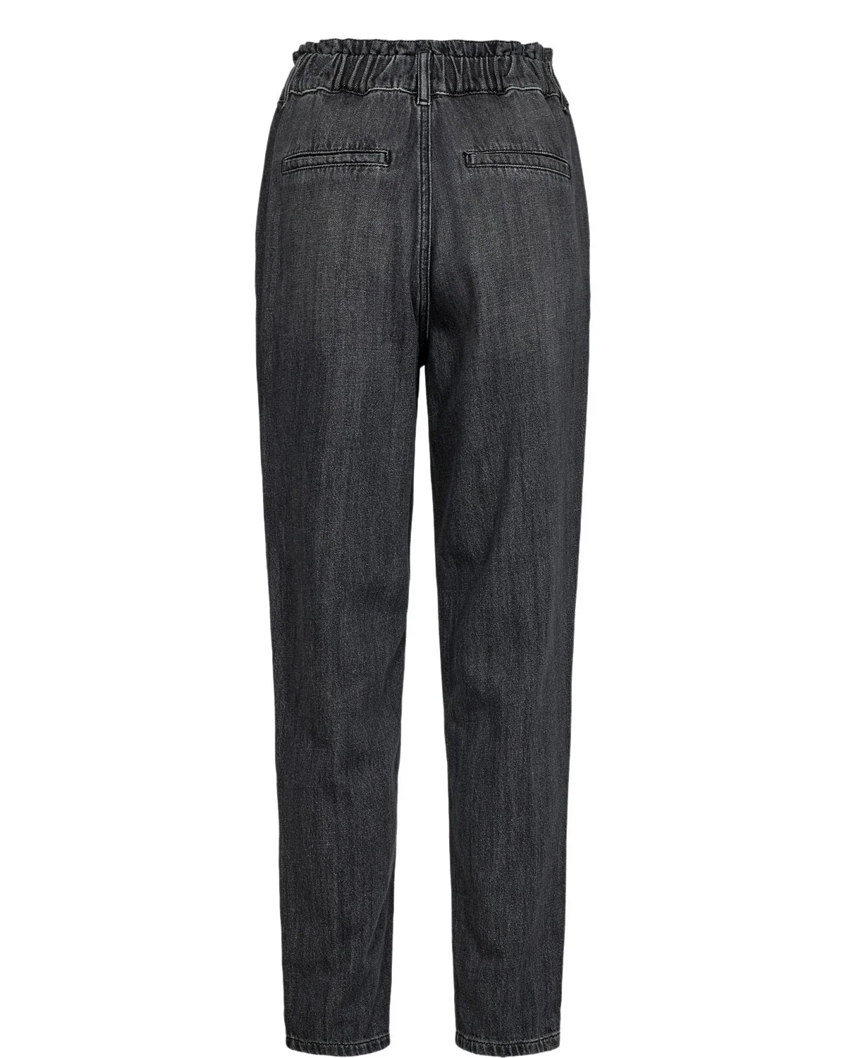 NUSEOUL PAPERBAG JEANS - Medium Grey Denim - Image 7