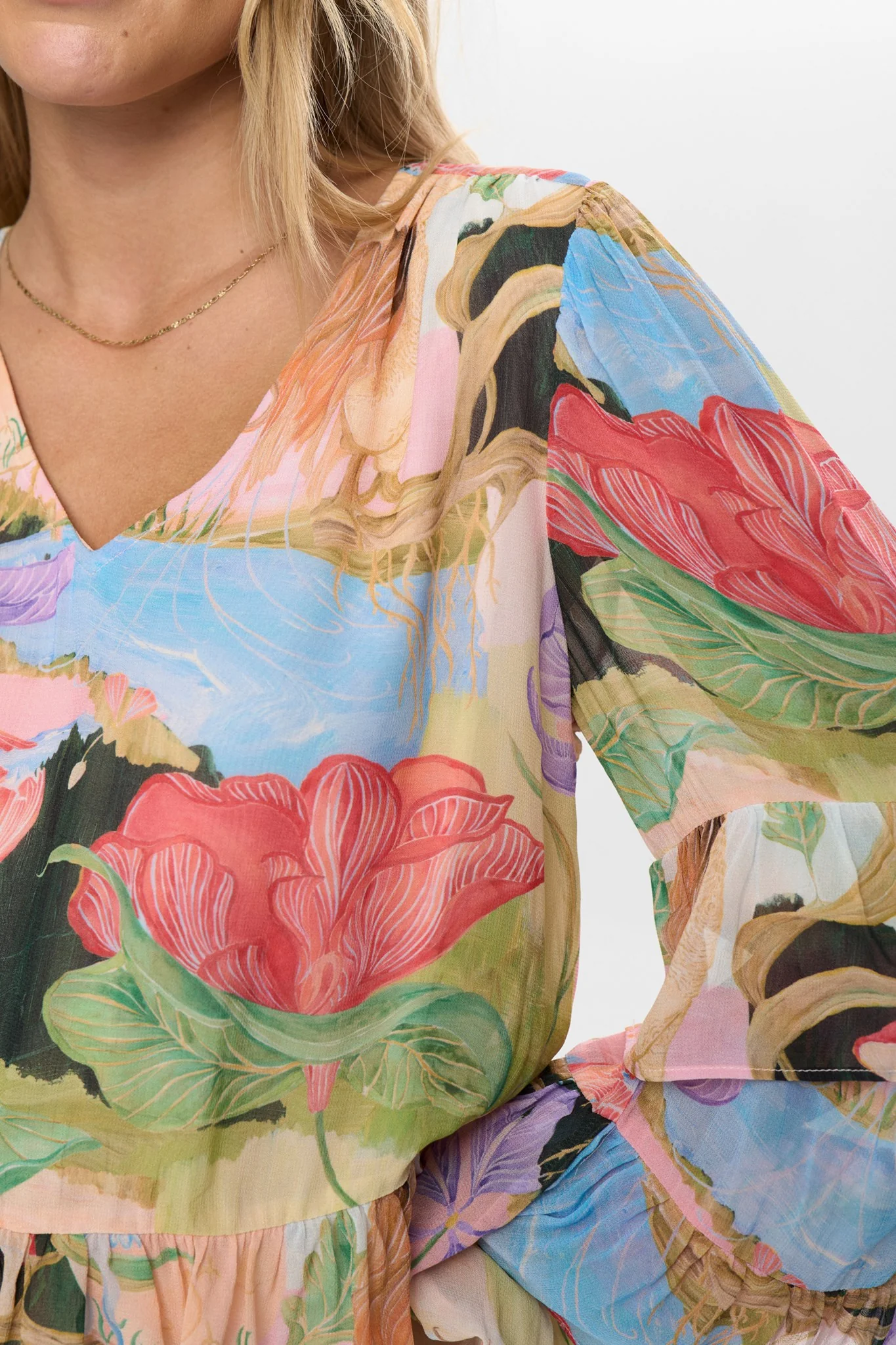 NUSHAILYN BLOUSE  - Airy Blue - Image 5