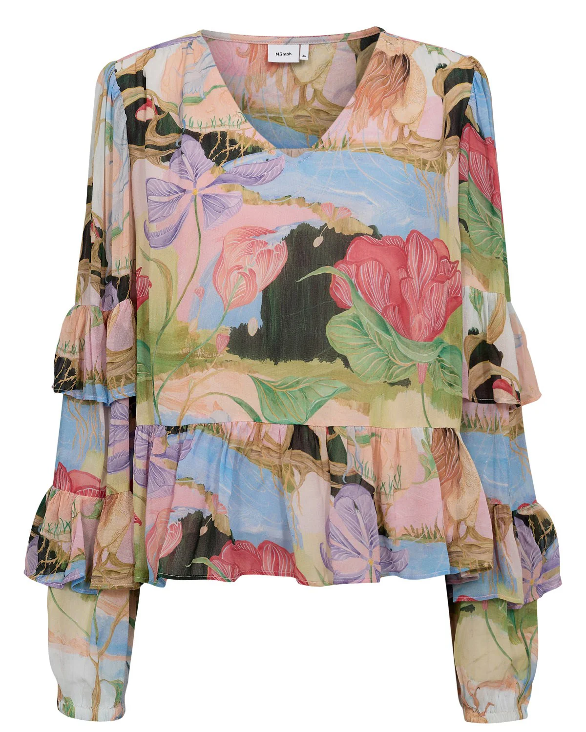 NUSHAILYN BLOUSE  - Airy Blue - Image 6