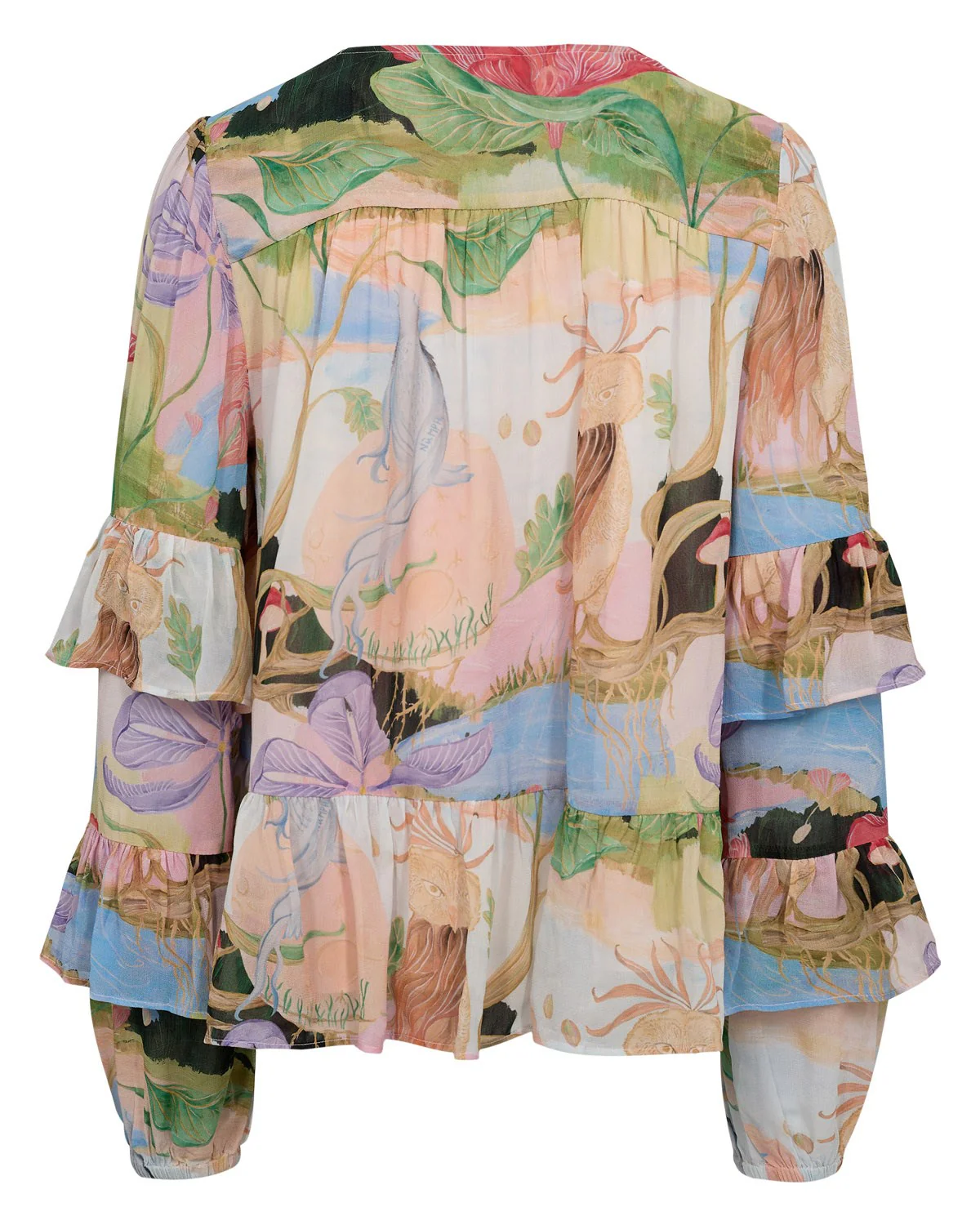 NUSHAILYN BLOUSE  - Airy Blue - Image 7