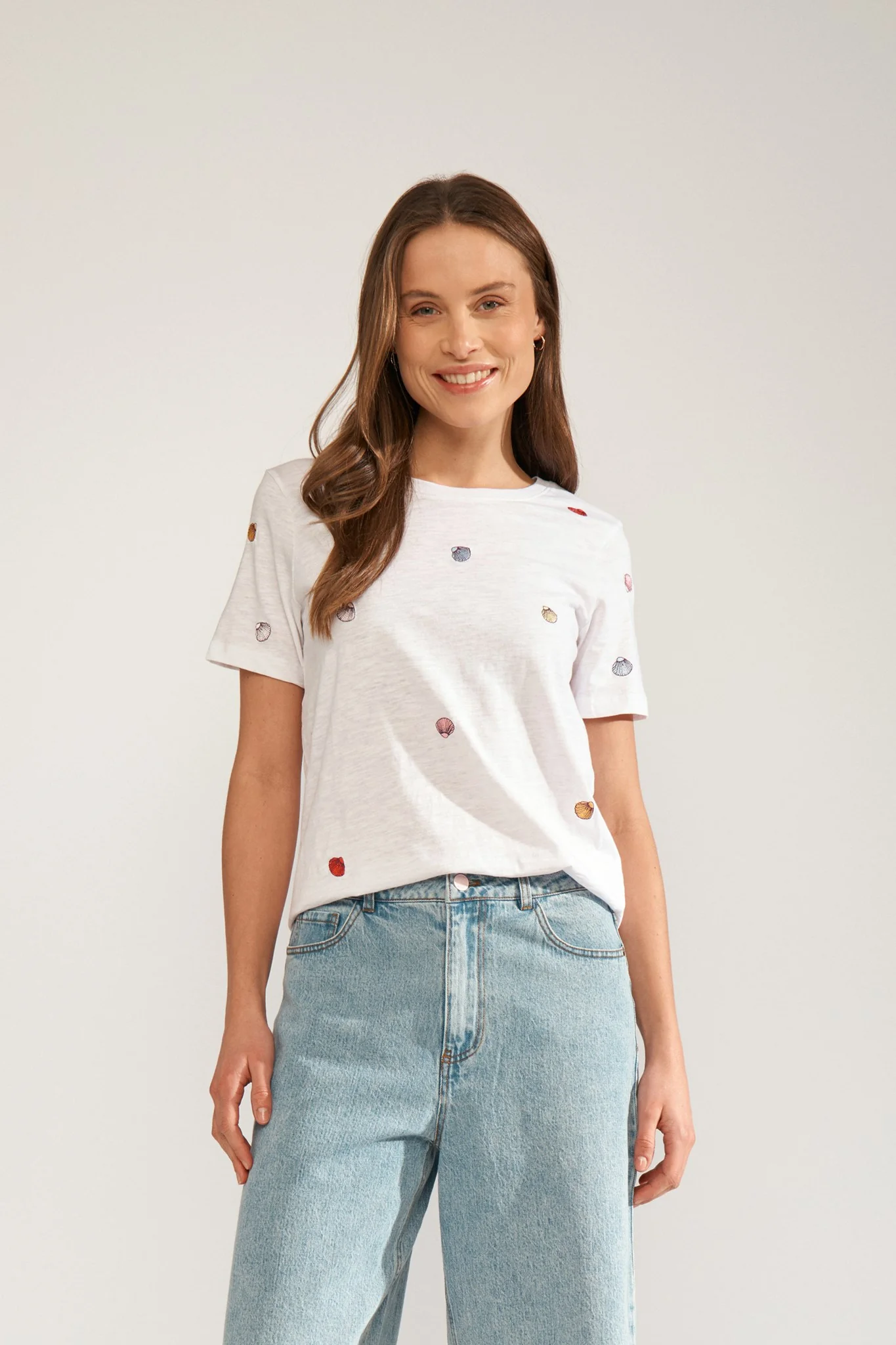 NUSHELLPA T-SHIRT - GOTS - Bright White