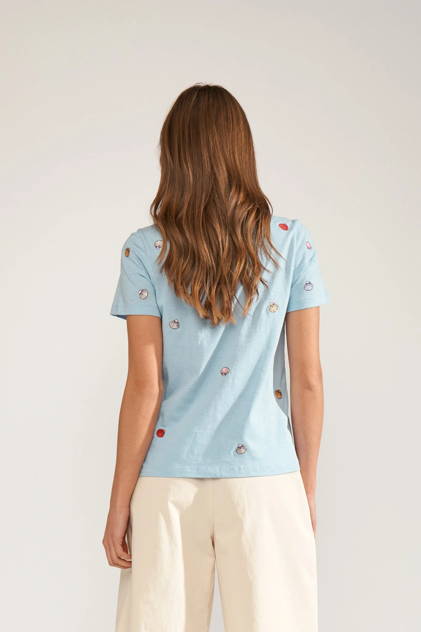 NUSHELLPA T-SHIRT - GOTS - Placid Blue - Image 2