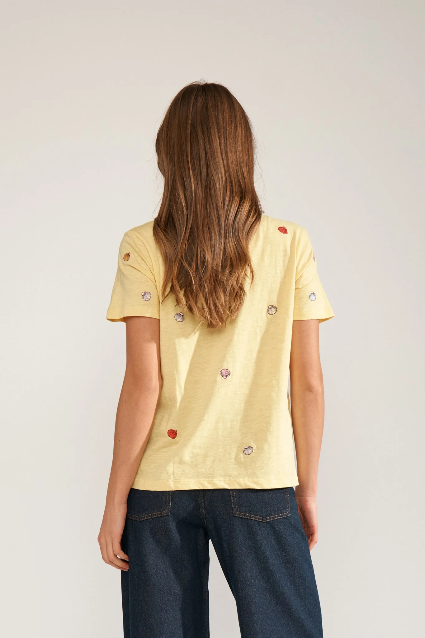 NUSHELLPA T-SHIRT - GOTS - Popcorn - Image 2