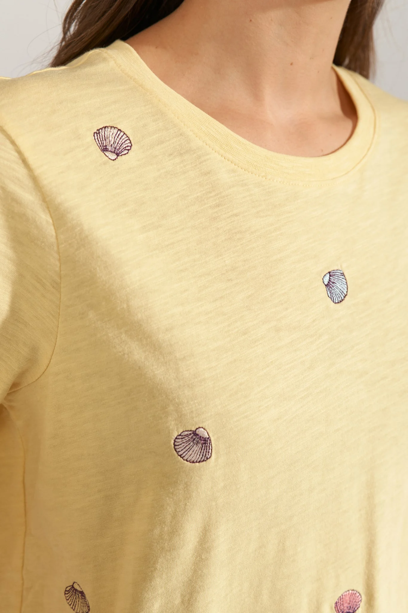 NUSHELLPA T-SHIRT - GOTS - Popcorn - Image 4