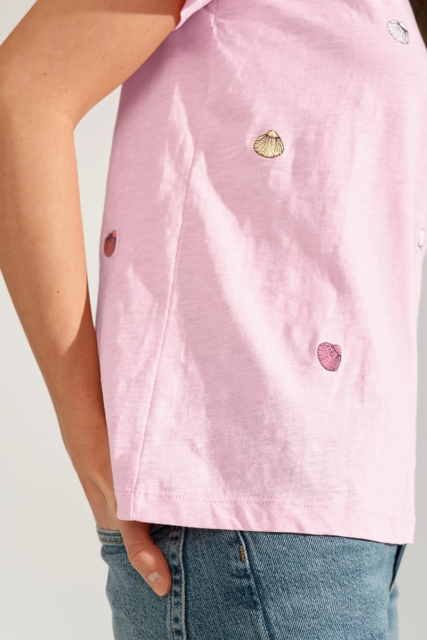 NUSHELLPA T-SHIRT - GOTS - Prism Pink - Image 5