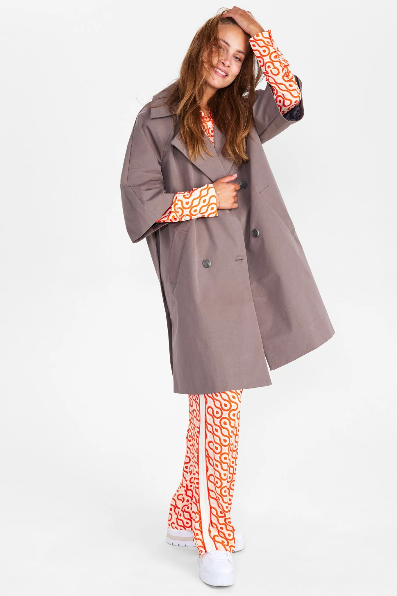 NUSHIZA TRENCH COAT - Falcon - Image 3