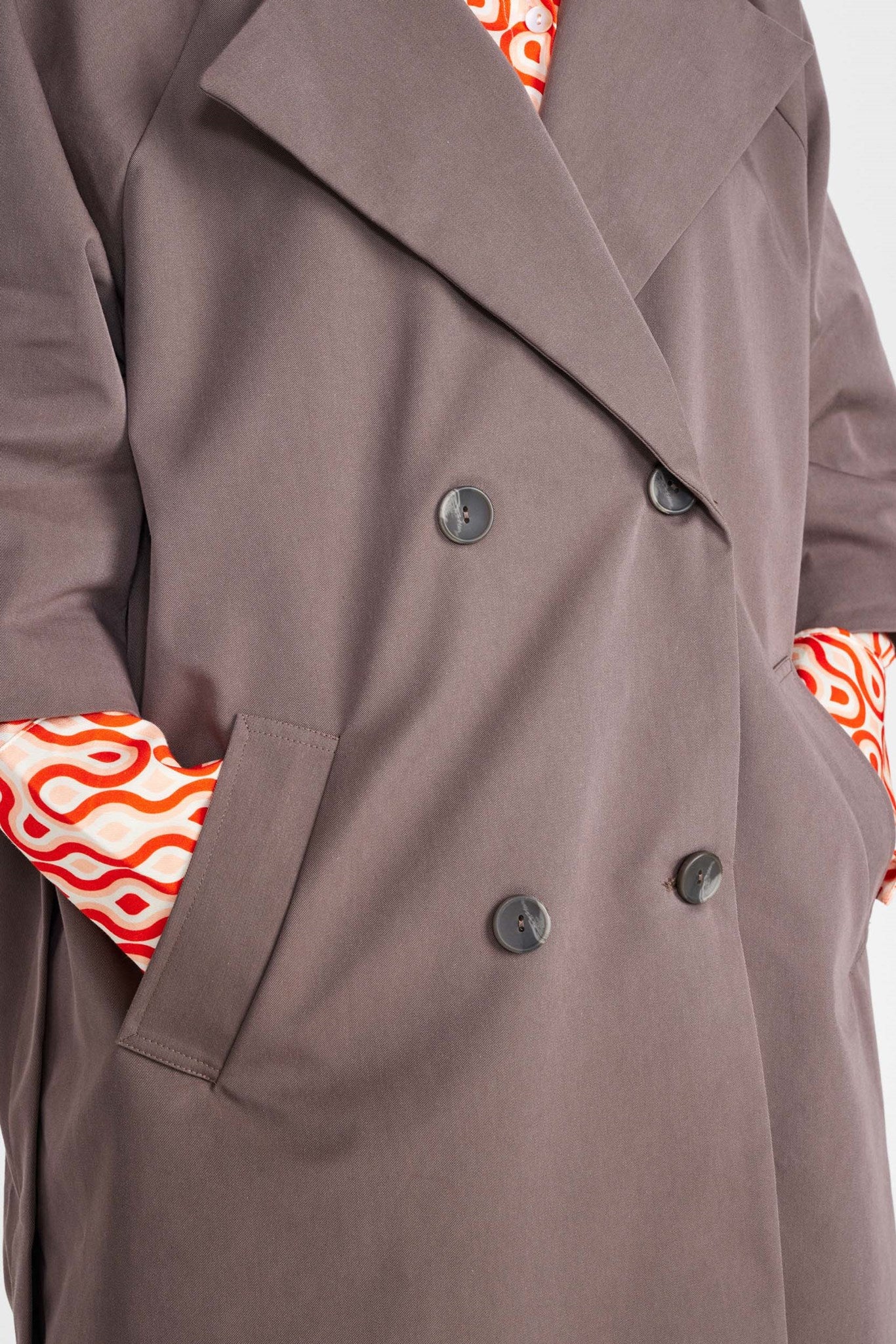 NUSHIZA TRENCH COAT - Falcon - Image 4