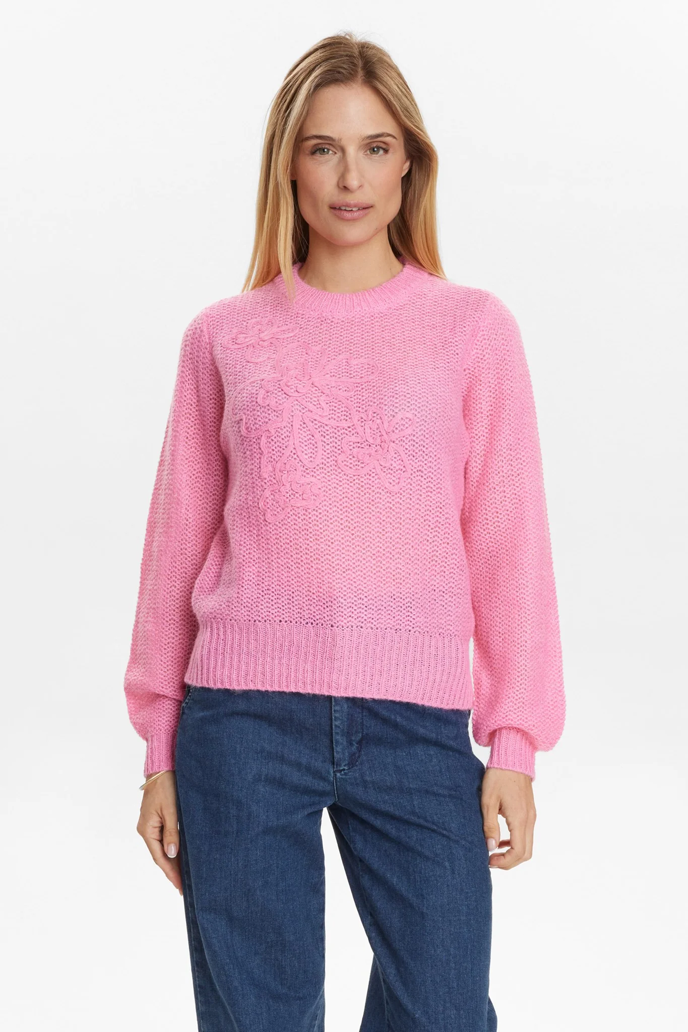 NUSIDAL PULLOVER - Pink Cosmos