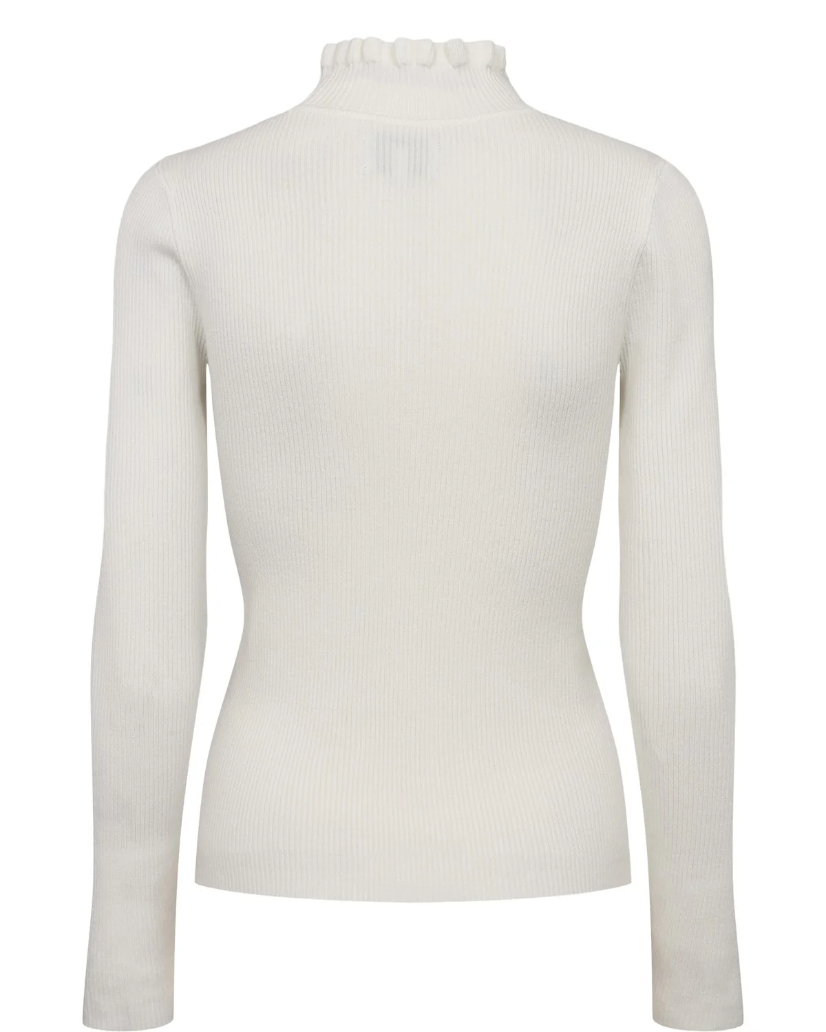 NUSIDANU HIGHNECK PULLOVER - Cloud Dancer - Image 2