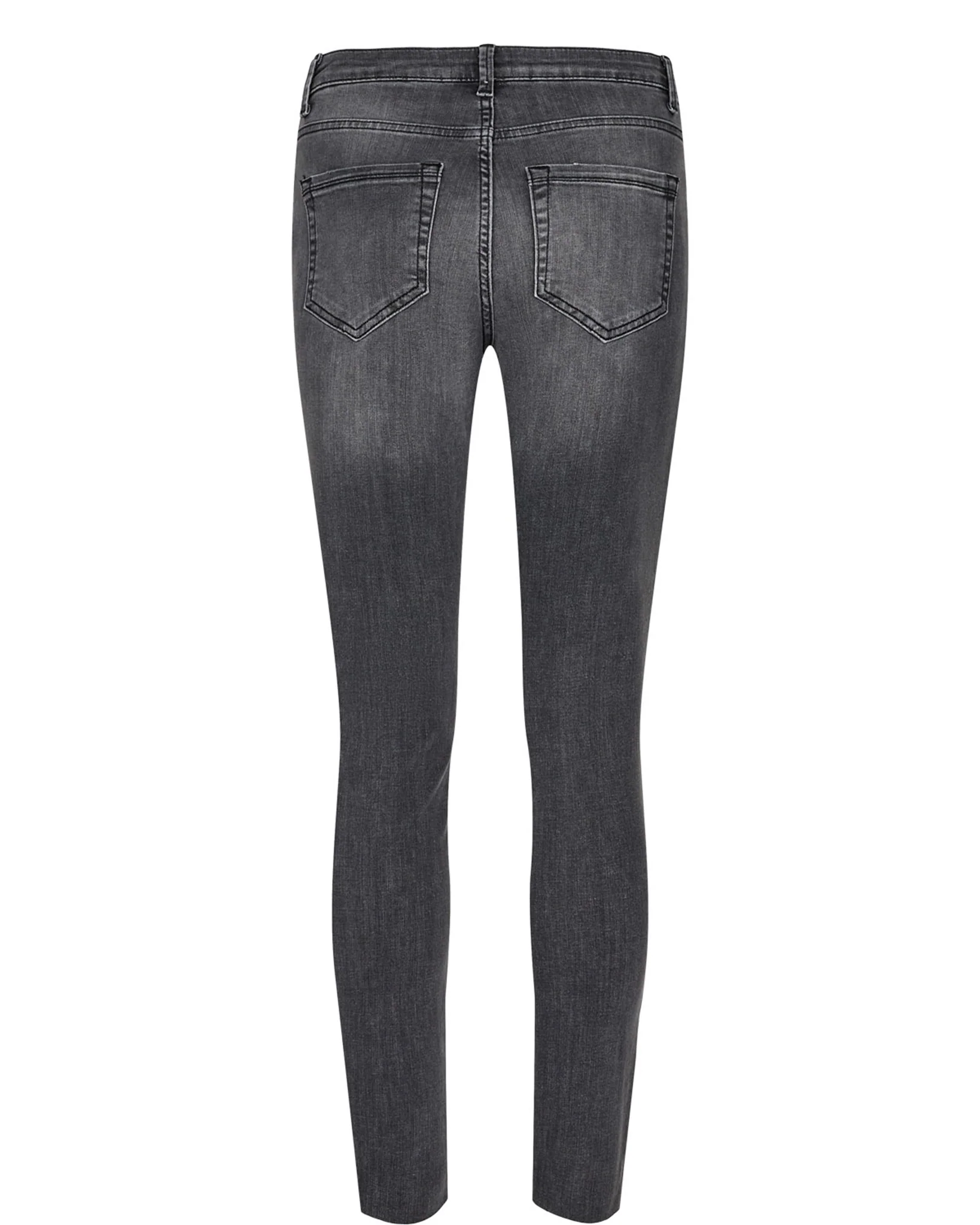 NUSIDNEY CROPPED JEANS - DARK GREY - Dark Grey Denim - Image 2