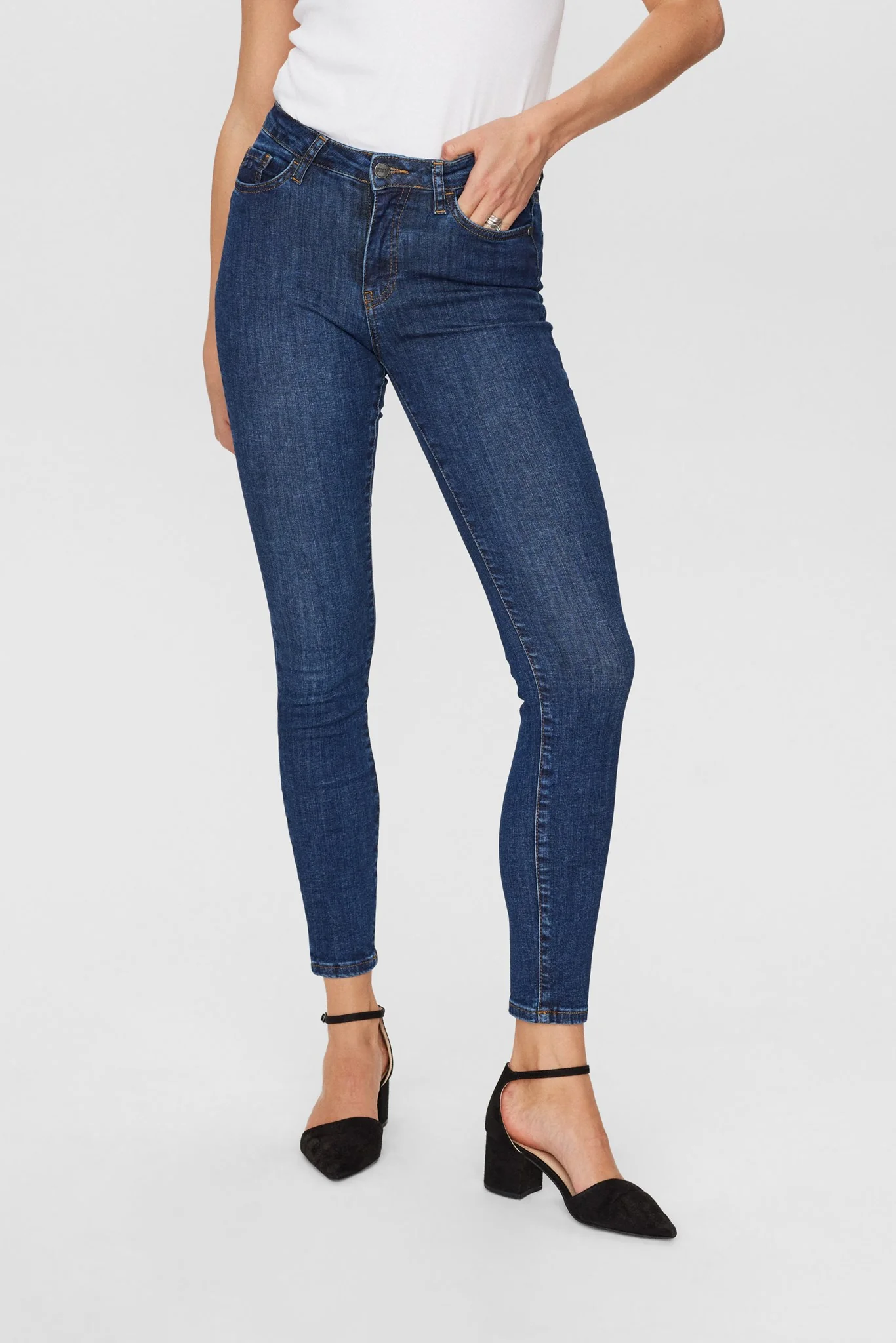 NUSIDNEY DARK BLUE - Dark Blue Denim