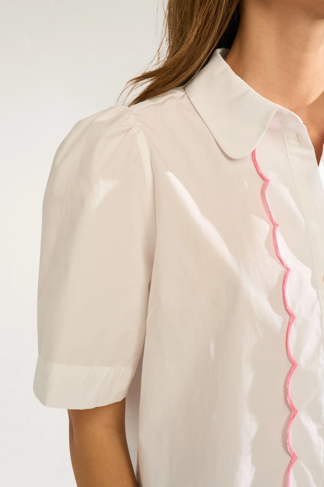 NUSIENNA SHIRT - Bright White - Image 5