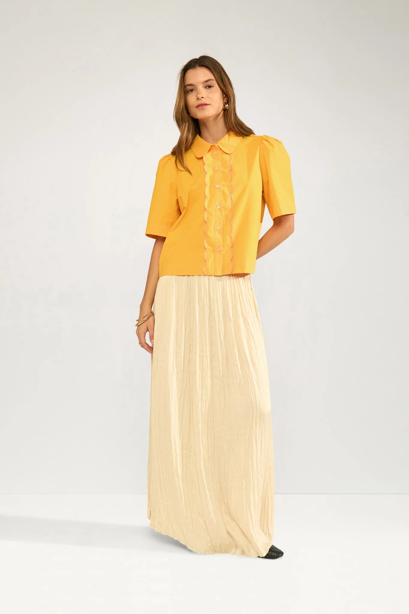 NUSIENNA SHIRT - Marigold - Image 3