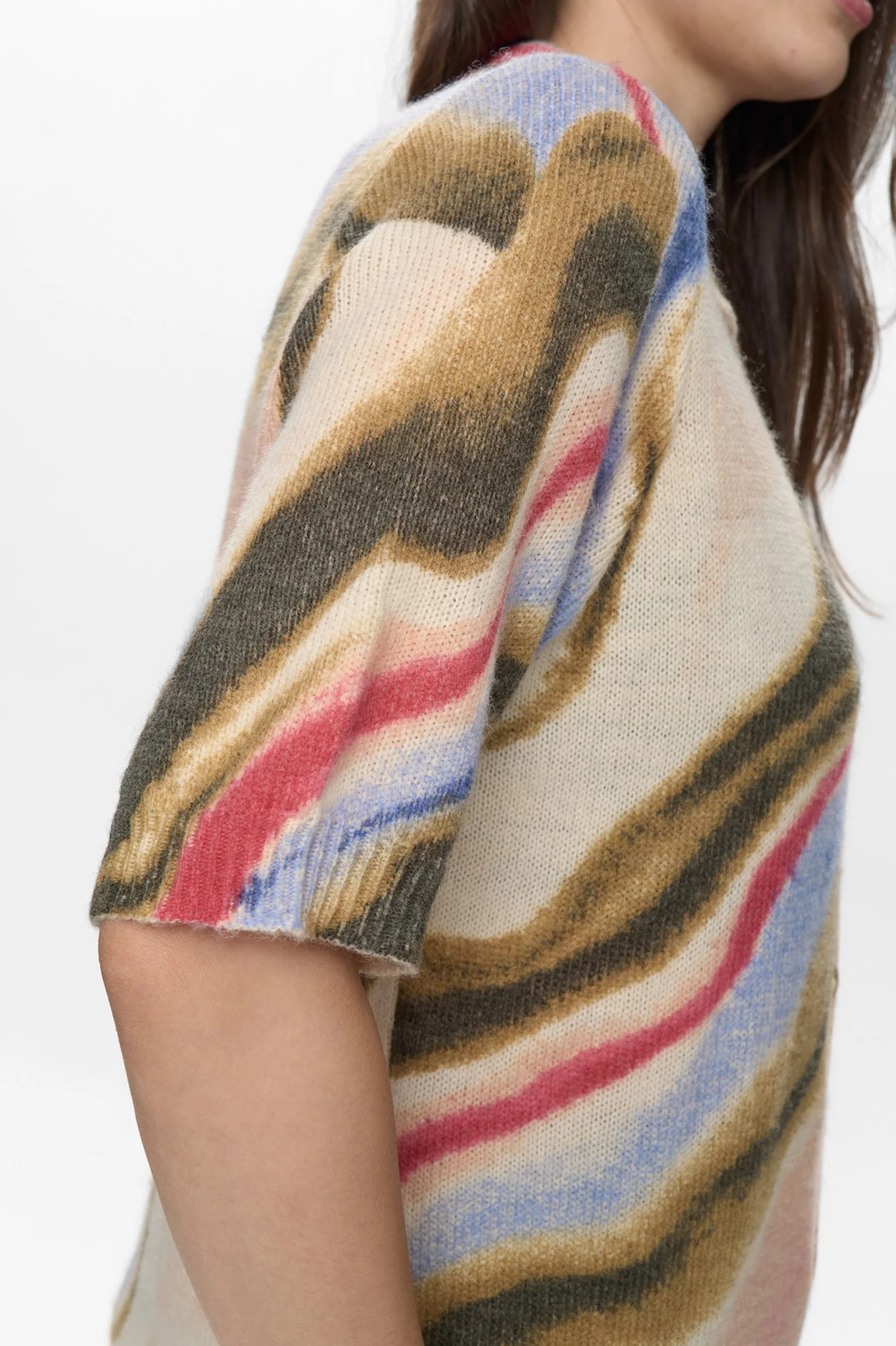 NUSIKKA CARDIGAN - Almost Mauve - Image 4