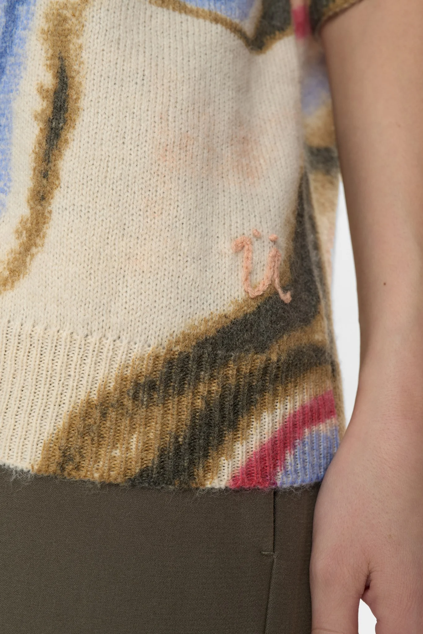 NUSIKKA CARDIGAN - Almost Mauve - Image 5