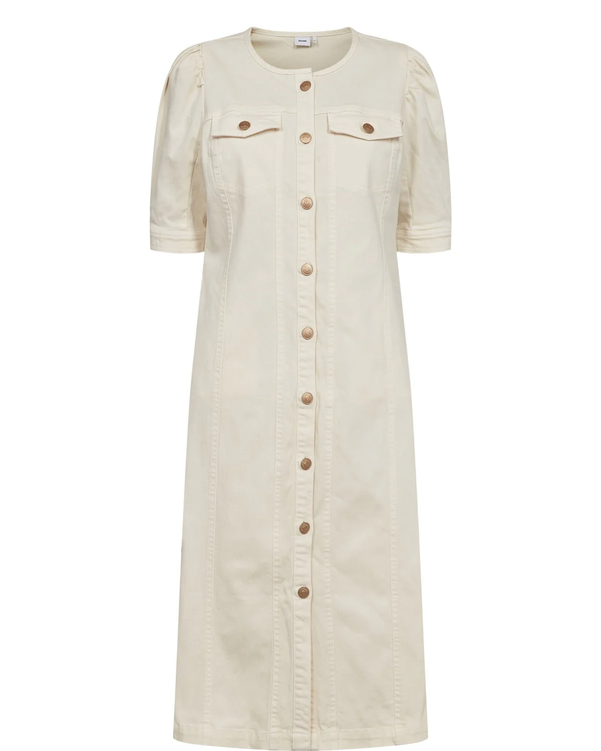 NUSILVA DRESS - Ecru denim - Image 6