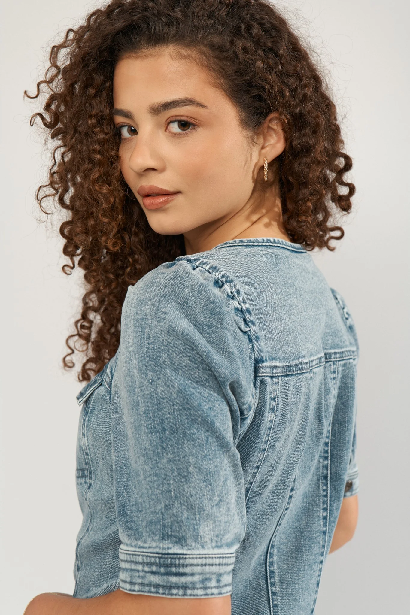 NUSILVA DRESS - Light Blue Denim - Image 4