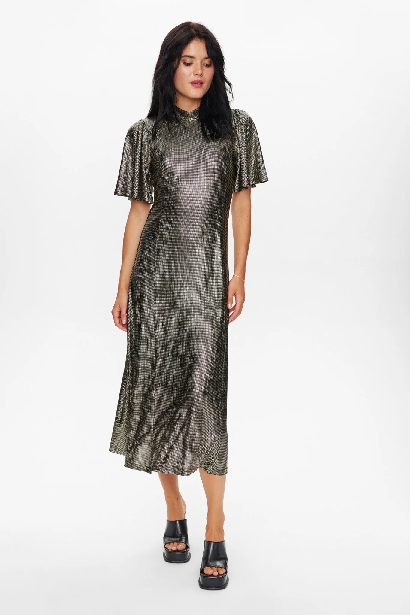 NUSIMMA DRESS - Gold - Image 6