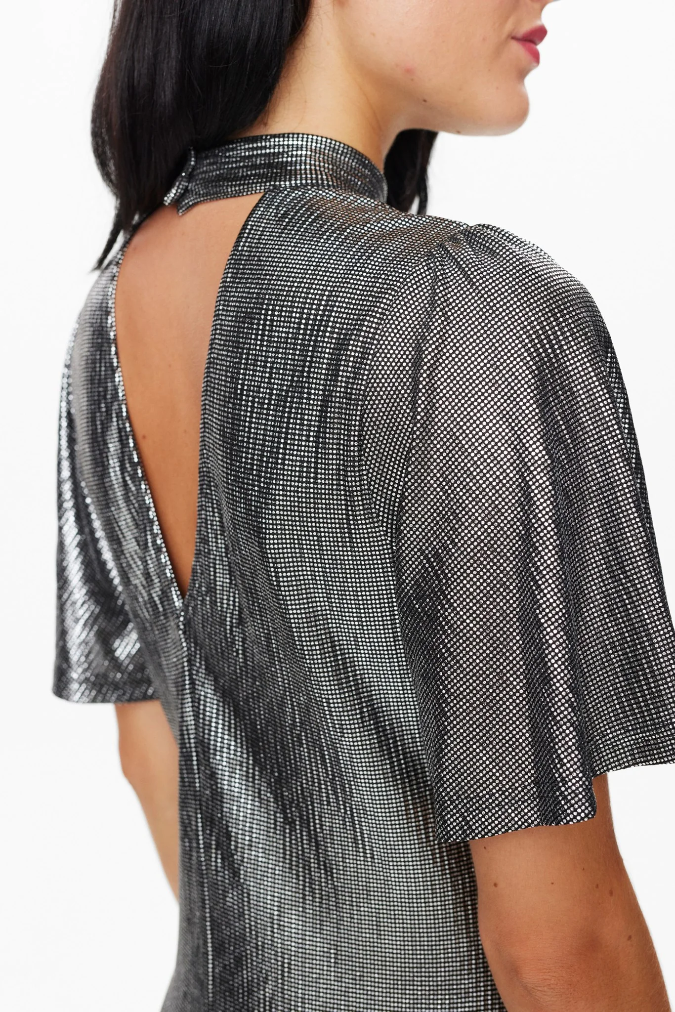 NUSIMMA DRESS - Silver - Image 5