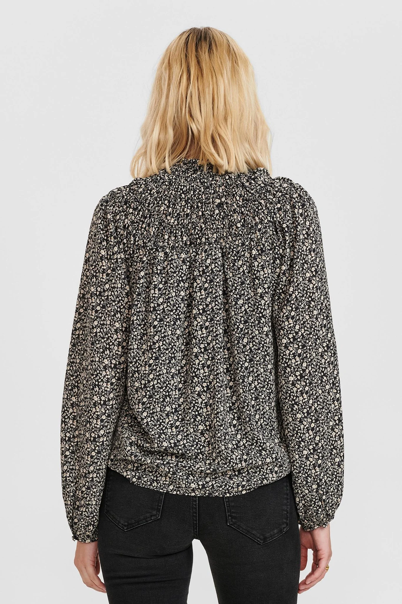 NUSINDY BLOUSE - Caviar - Image 2