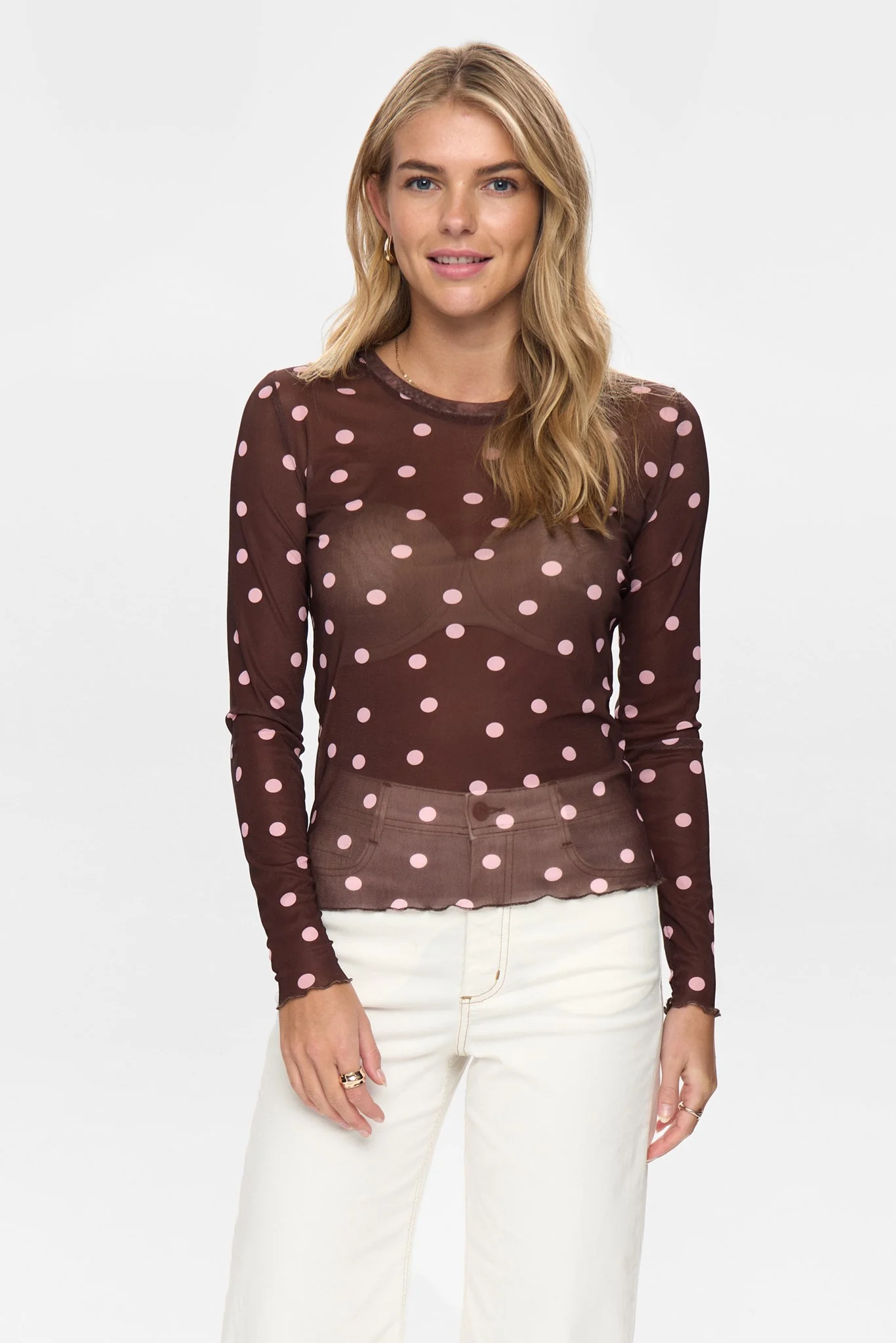 NUSINE MESH BLOUSE - Shopping Bag