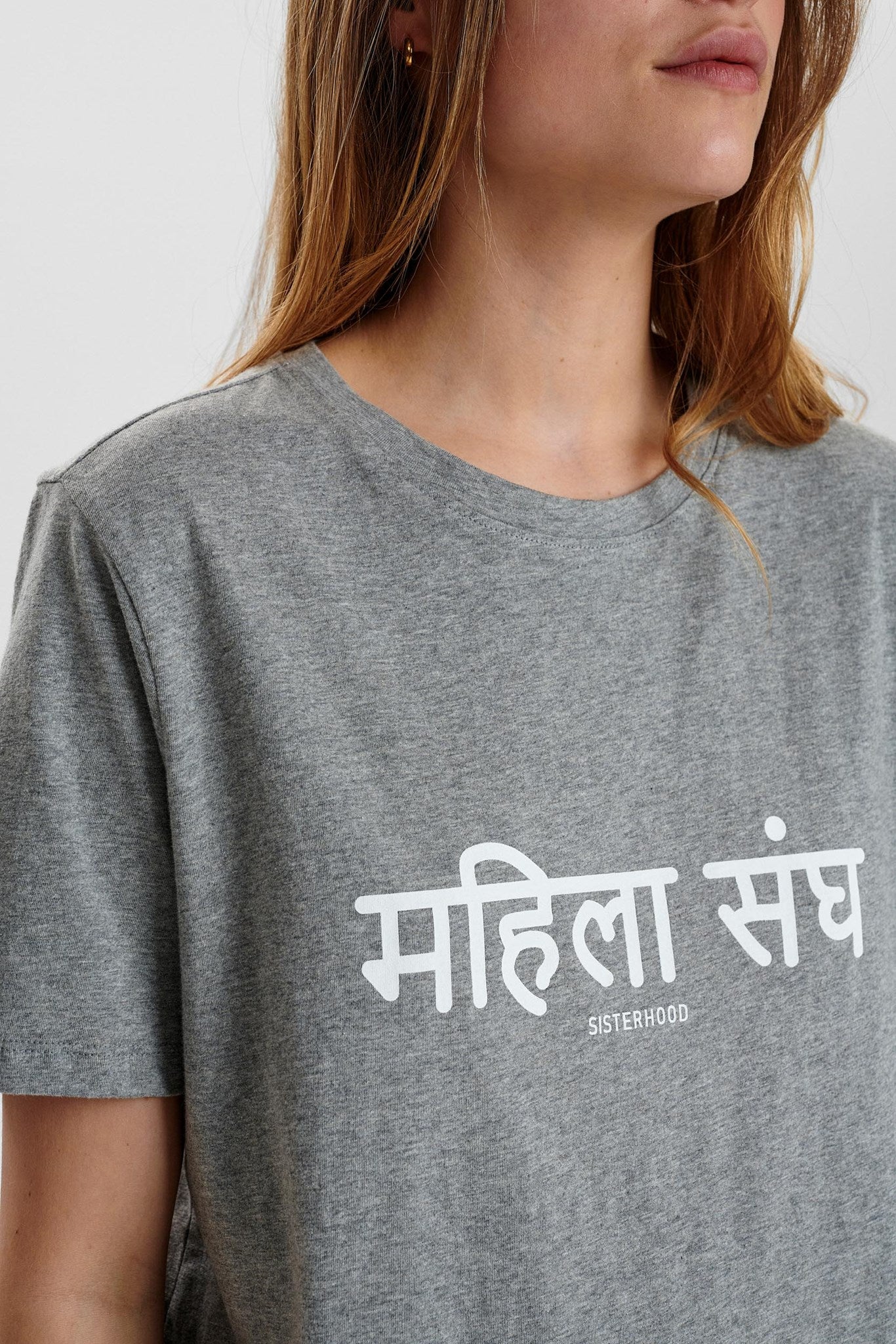 NUSISTERHOOD TEE - LBH - Light grey mel - Image 4