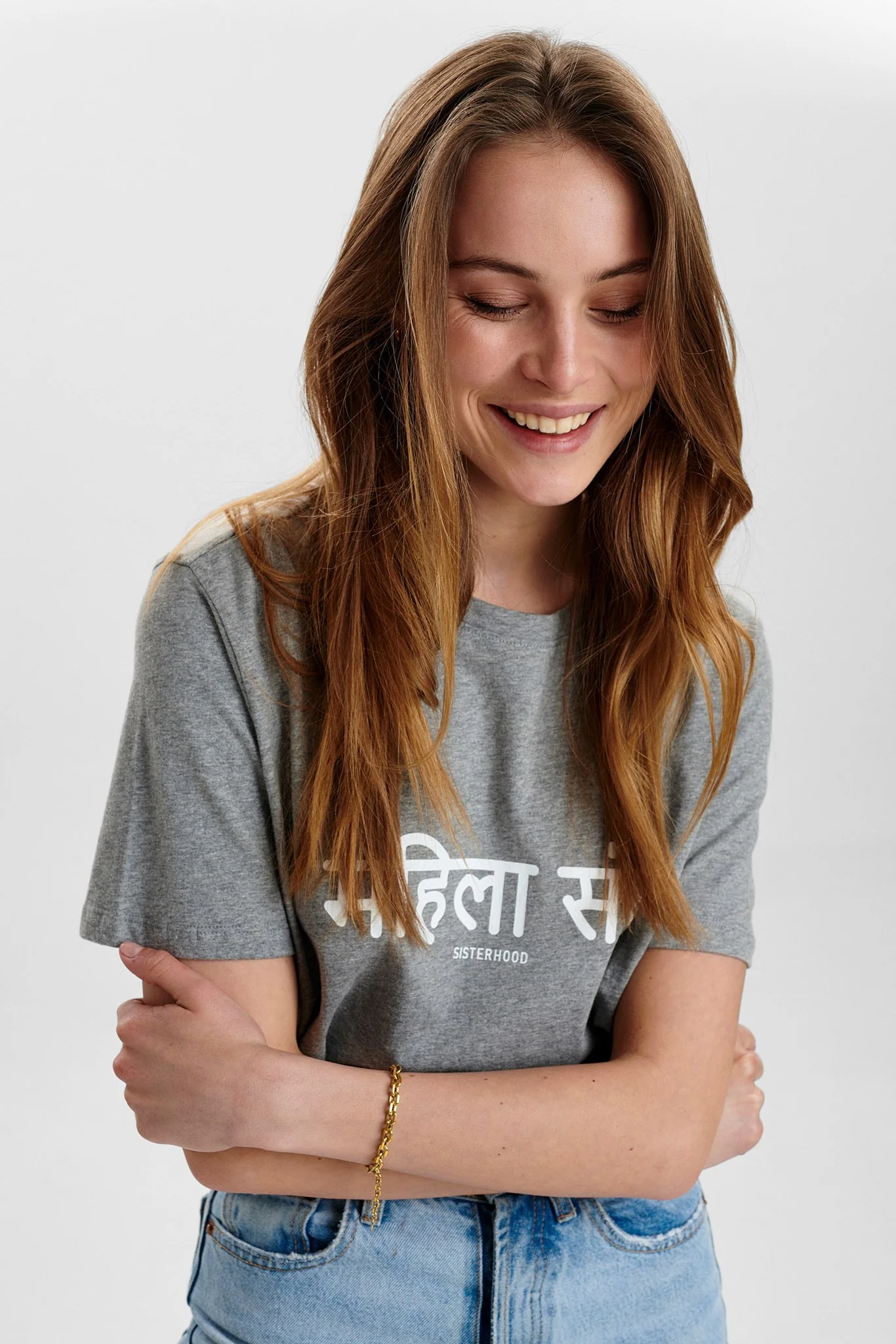 NUSISTERHOOD TEE - LBH - Light grey mel - Image 7