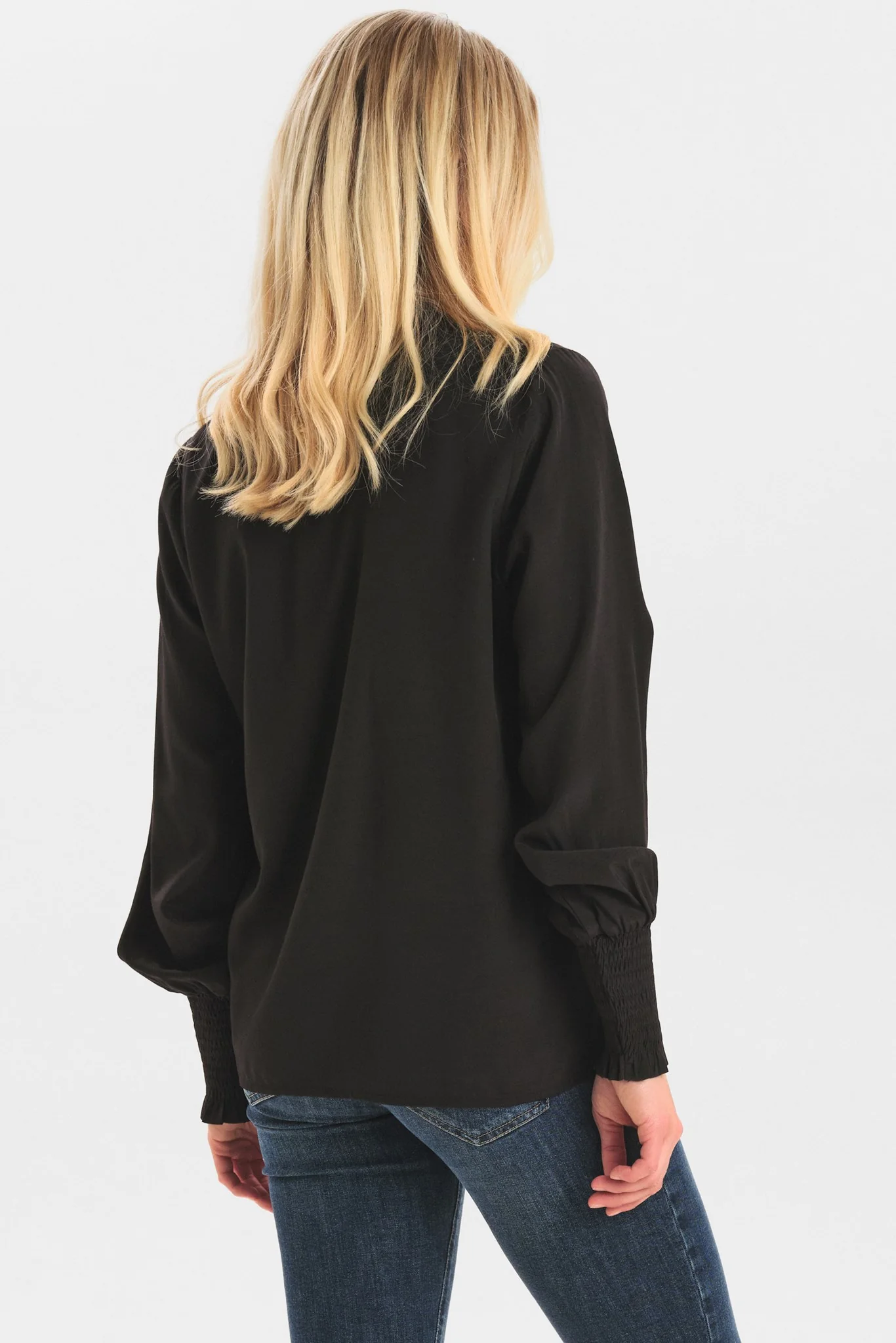 NUSOFTY NEW BLOUSE - Caviar - Image 2