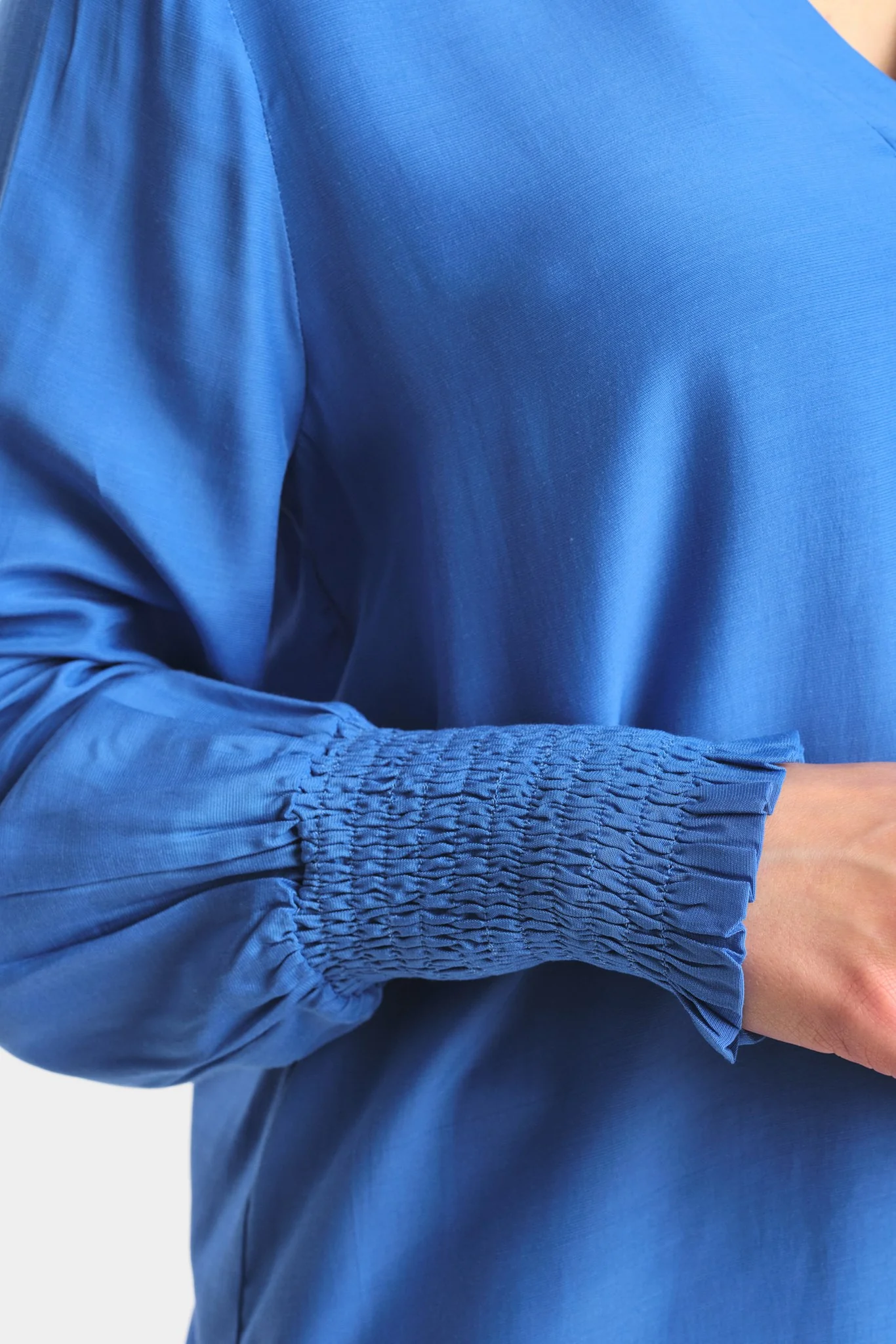 NUSOFTY NEW BLOUSE - Palace Blue - Image 4
