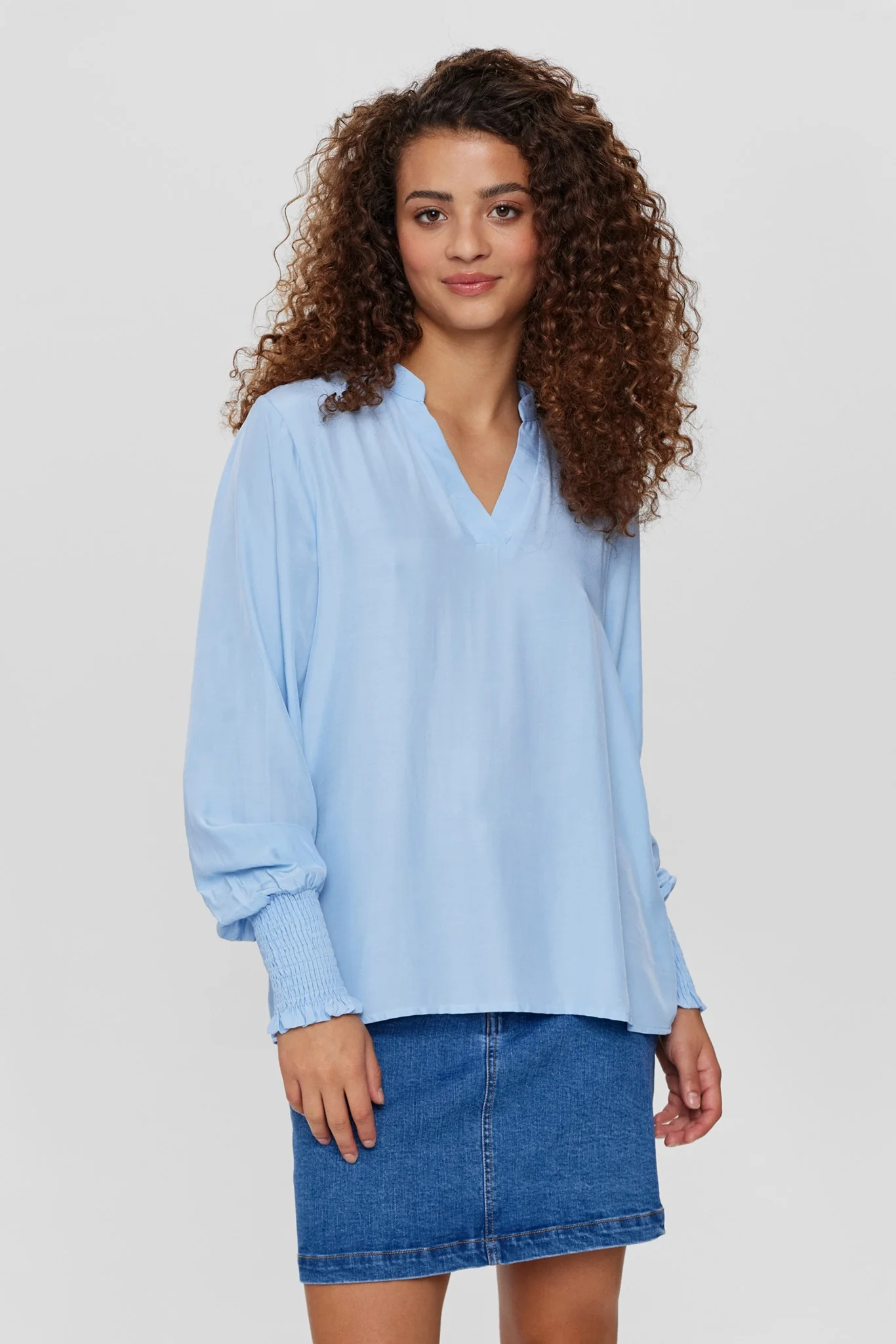 NUSOFTY NEW BLOUSE - Powder Blue