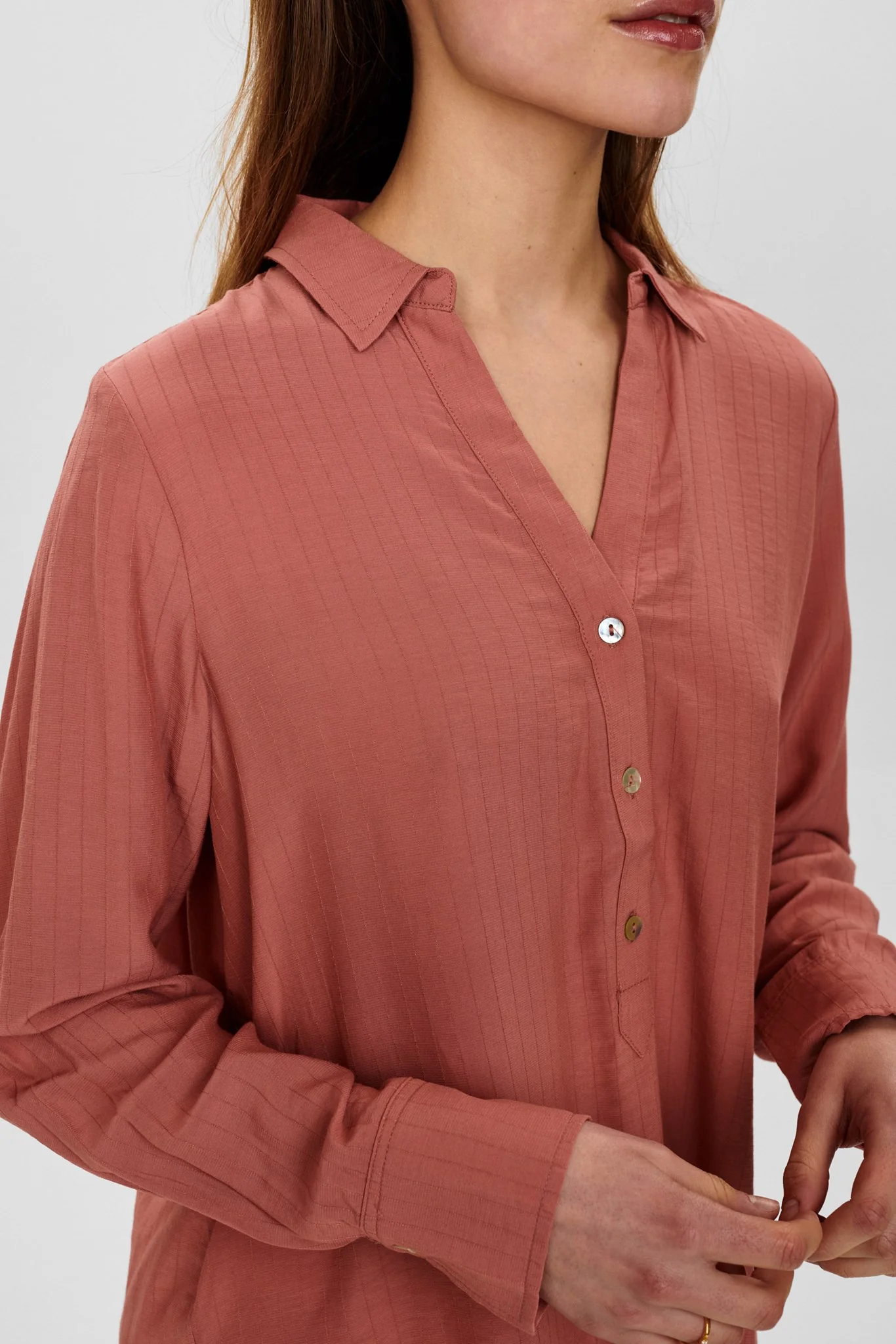 NUSONNY SHIRT - Ash Rose - Image 4