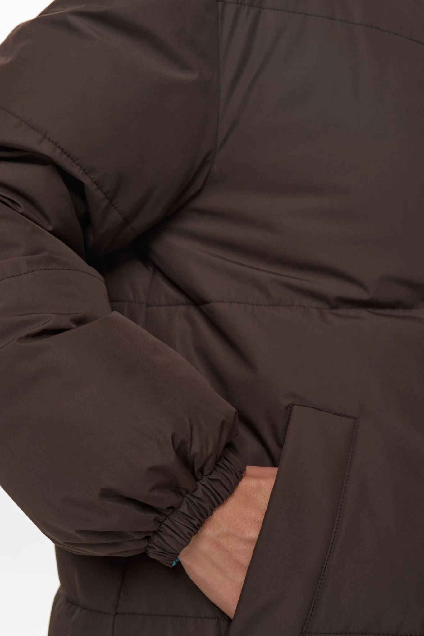 NUSOULA REVERSIBLE JACKET  - Black Coffee - Image 5