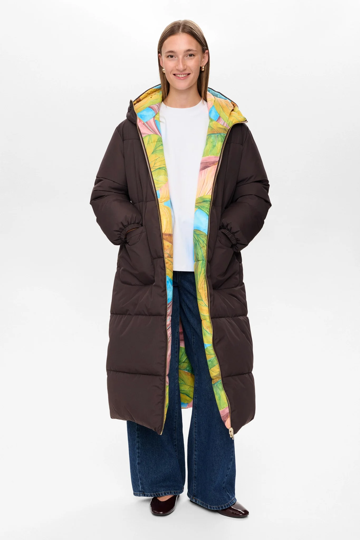 NUSOULA REVERSIBLE JACKET  - Black Coffee - Image 7